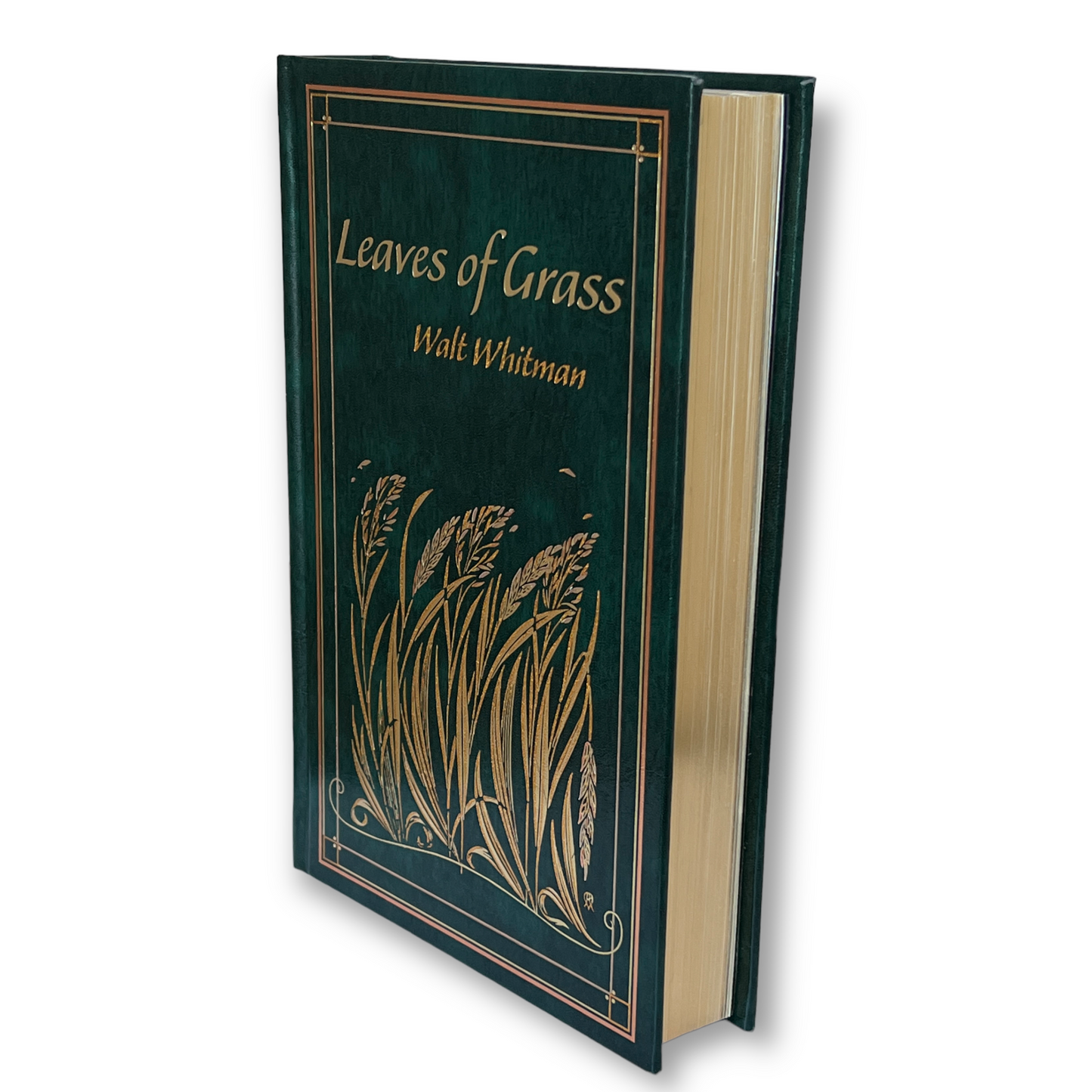 LEAVES OF GRASS by Walt Whitman - Collectible Deluxe Special Gift Edition - Leather Bound Hardcover - Best Selling - Classic Book