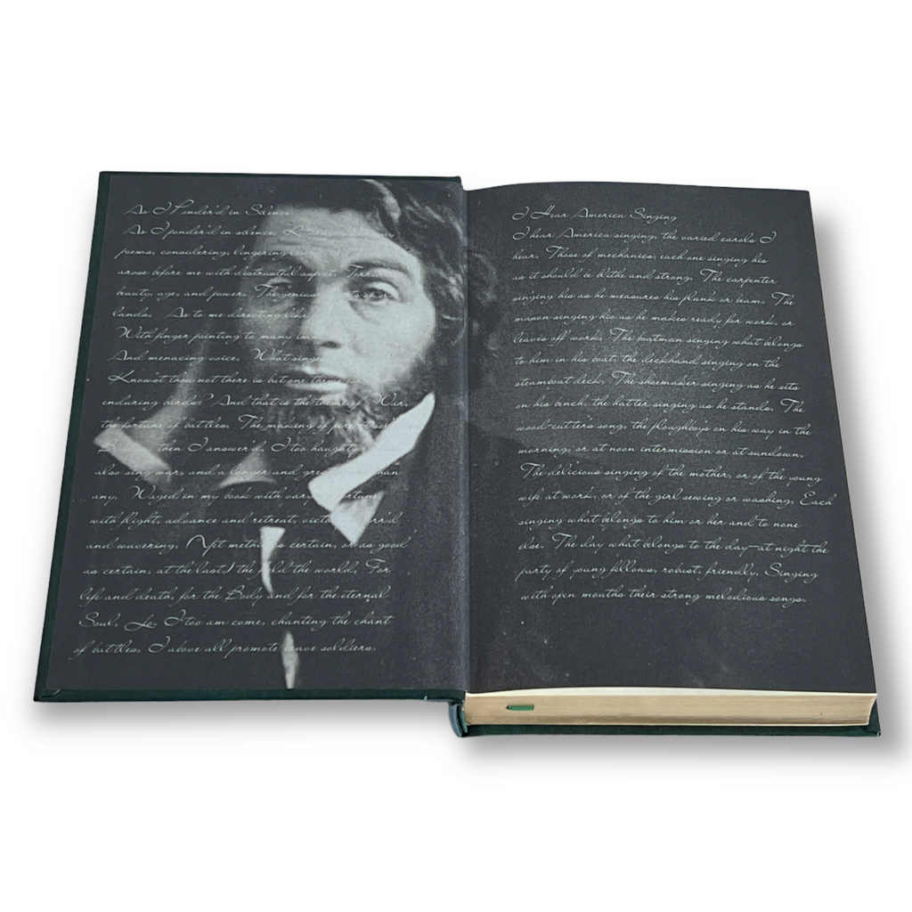 Leaves of Grass by Walt Whitman - Collectible Leather Bound Hardcover