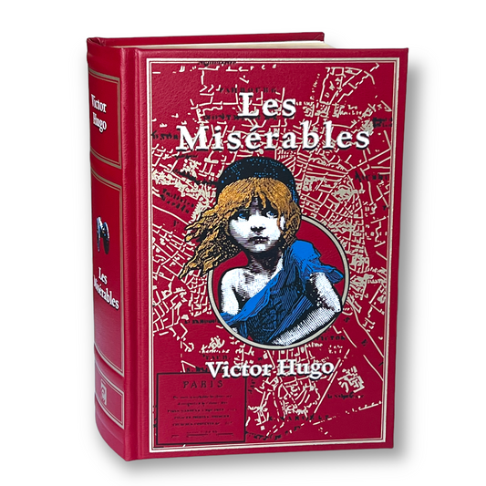 VICTOR HUGO Les Miserabies - Collectible Deluxe Special Gift Edition - Leather Bound Hardcover - Best Selling - Classic Book