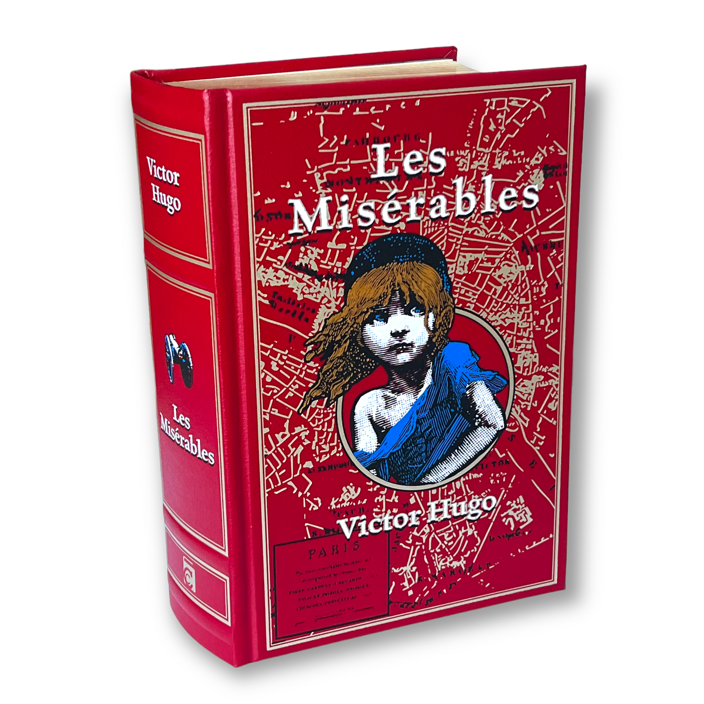 VICTOR HUGO Les Miserabies - Collectible Deluxe Special Gift Edition - Leather Bound Hardcover - Best Selling - Classic Book