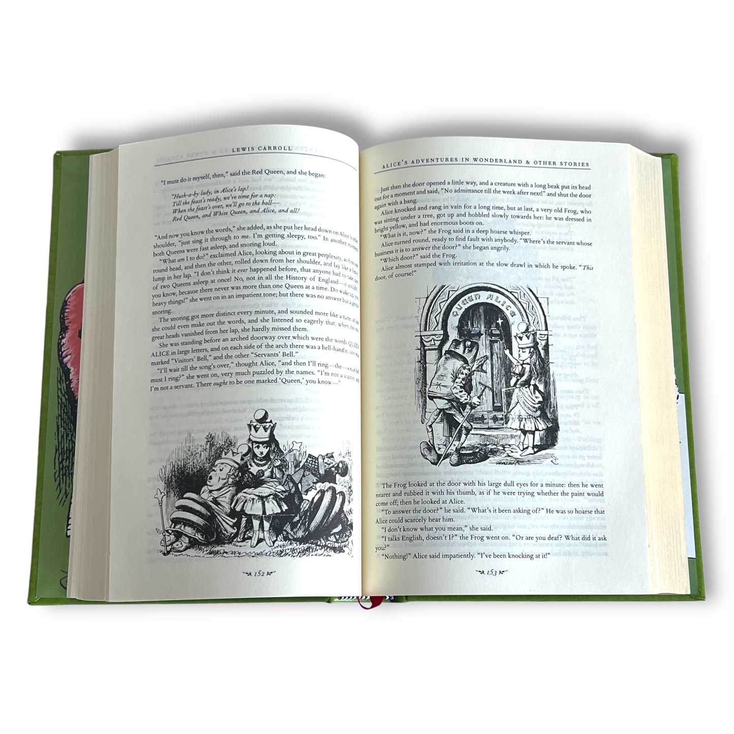 ALICE'S ADVENTURES In Wonderland & more by Lewis Carroll - Collectible Deluxe Illustrated Edition - Leather Bound Hardcover - Classic Book