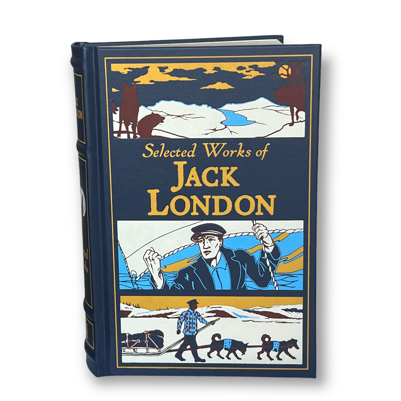 Selected Works of Jack London - Collectible Leather Bound Hardcover