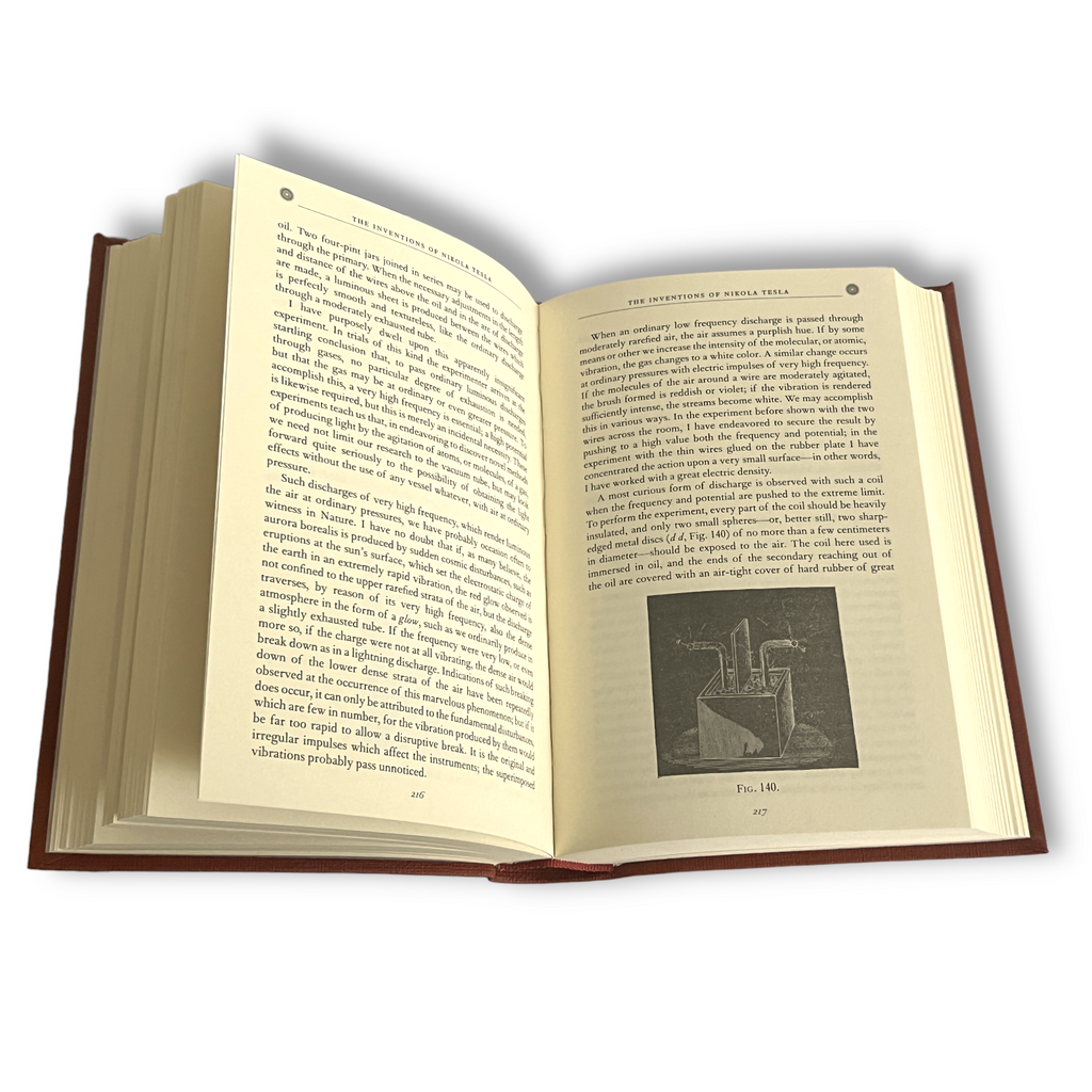 Nikola Tesla: The Inventions, Researches, Writings by Thomas Martin - Collectible Illustrated Clothbound Soft Cover