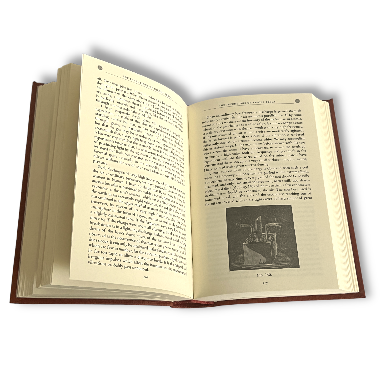 Nikola Tesla: The Inventions, Researches, Writings by Thomas Martin - Collectible Illustrated Clothbound Soft Cover