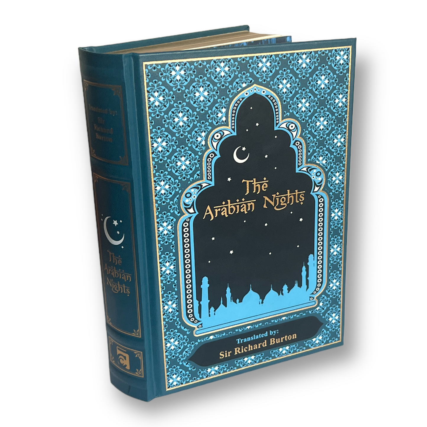 The ARABIAN NIGHTS Sir Richard Burton - Collectible Gift Deluxe Special  Edition - Leather Bound Hardcover - Best Seller - Classic Book