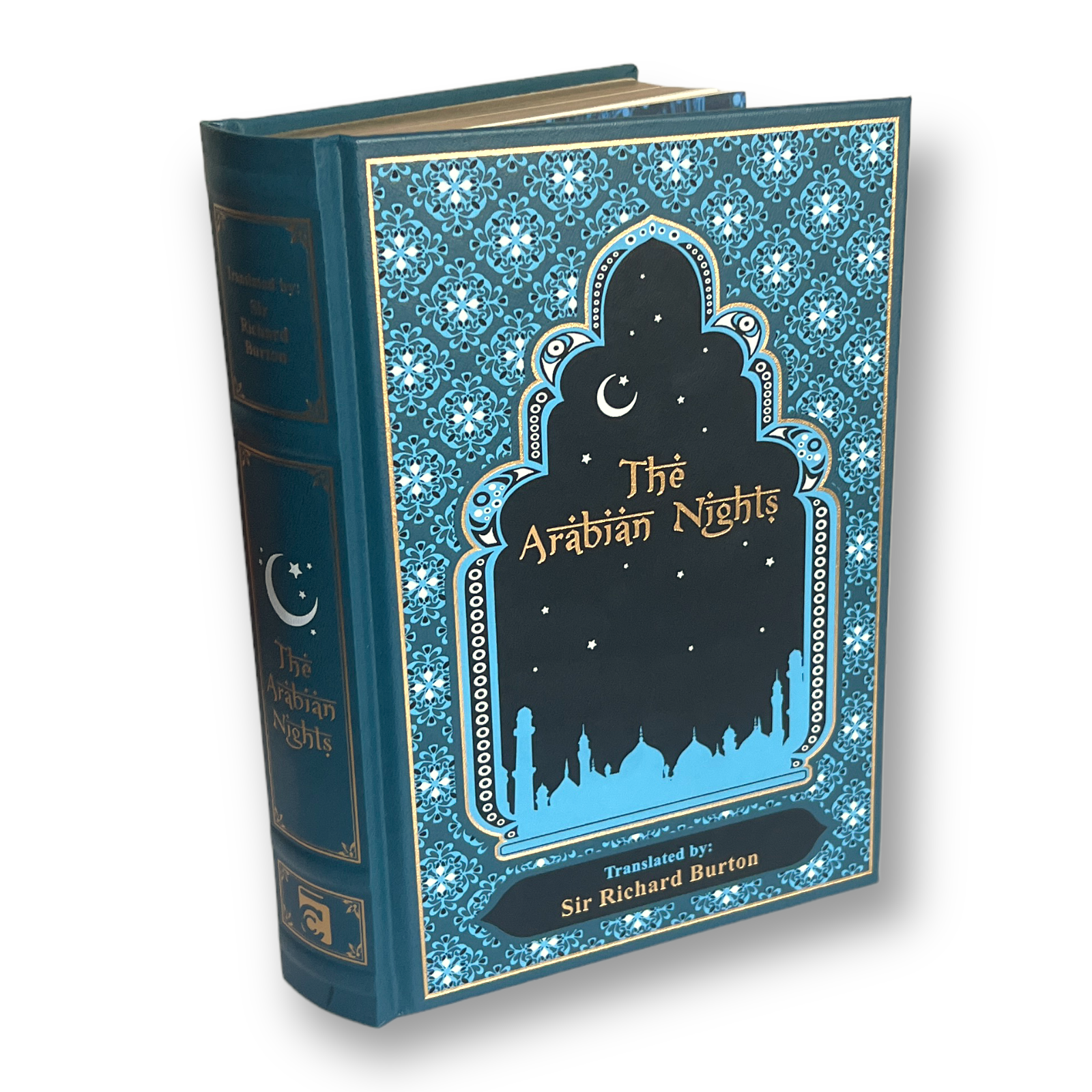 The Arabian Nights by Sir Richard Burton - Collectible Leather Bound Hardcover Classics