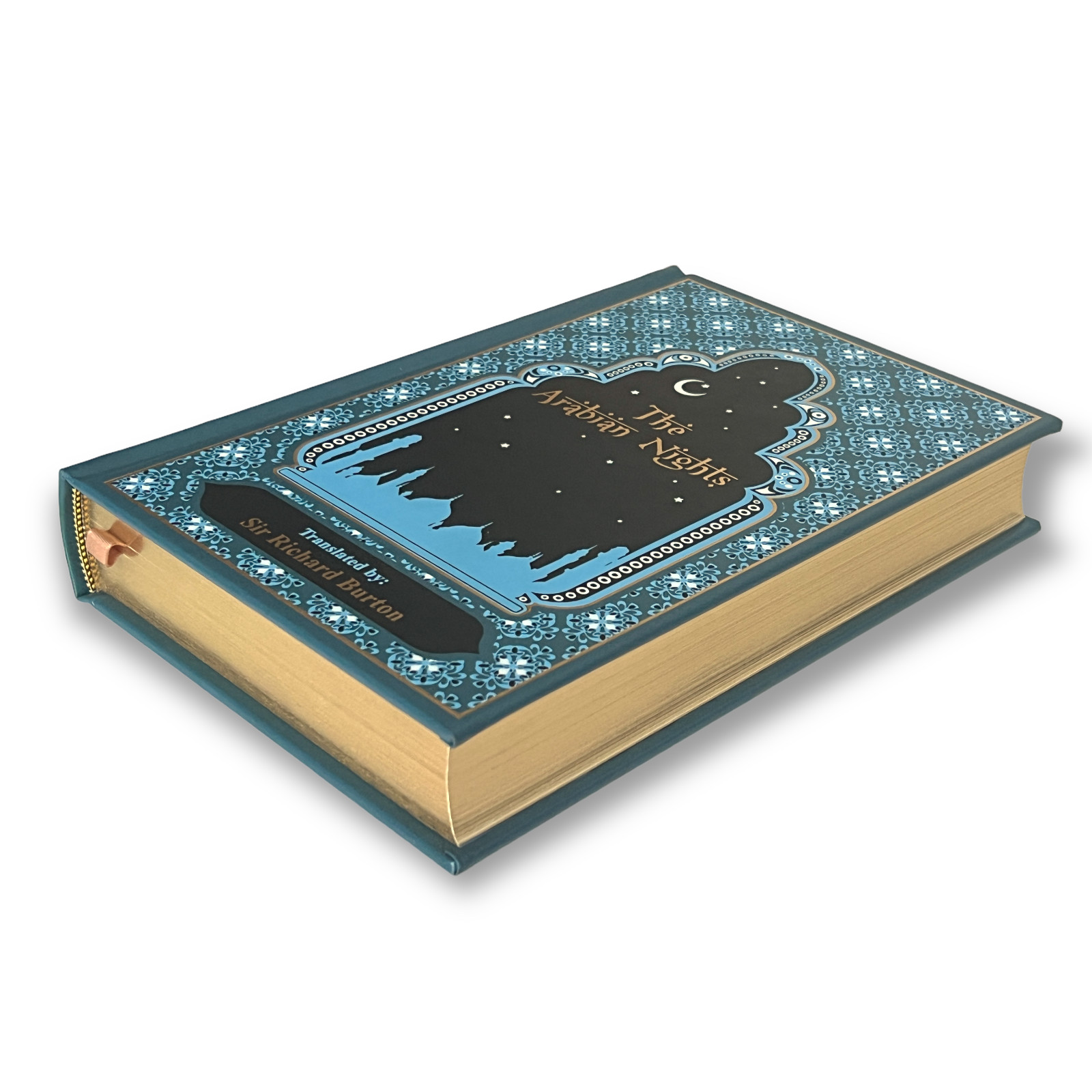 The Arabian Nights by Sir Richard Burton - Collectible Leather Bound Hardcover Classics