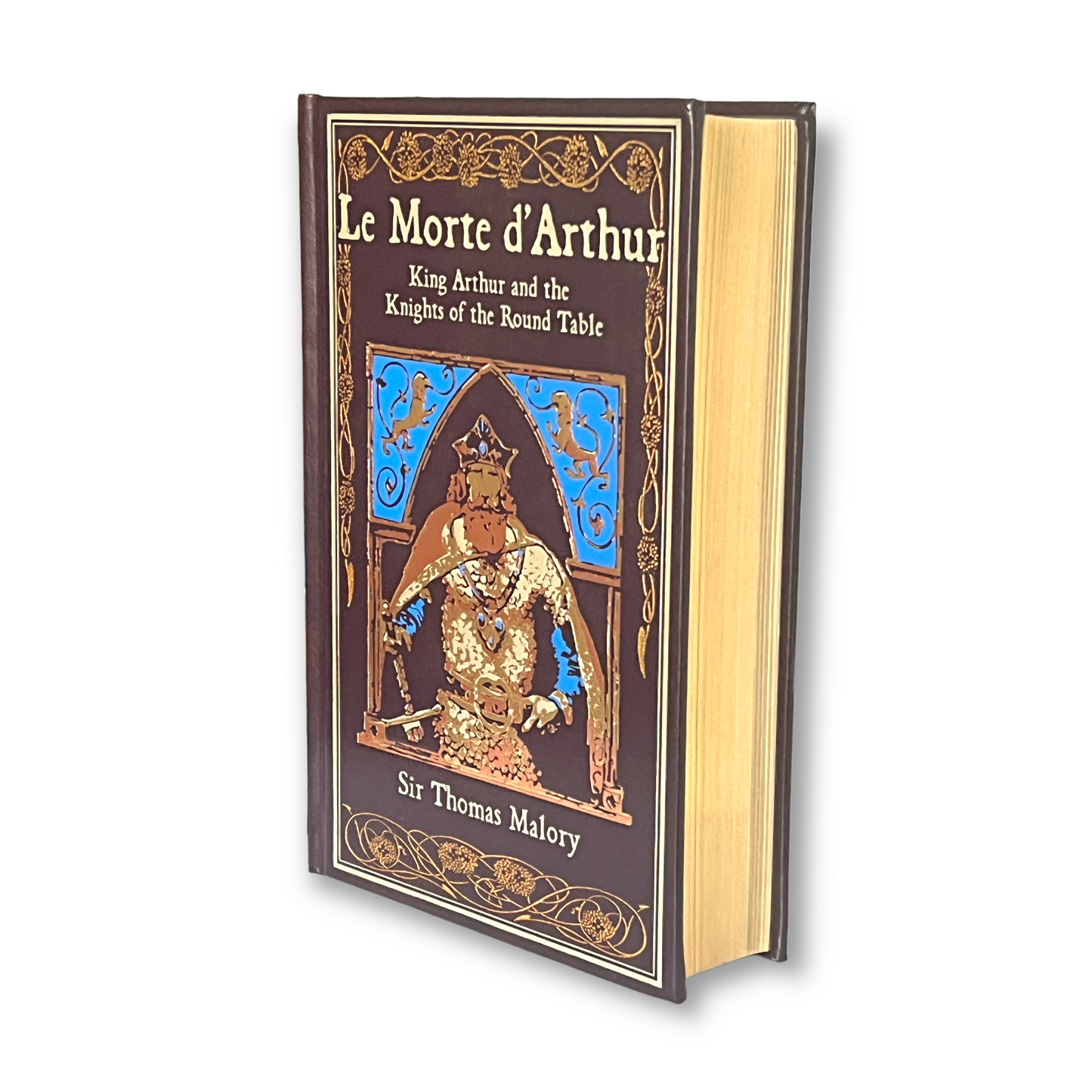 Le Morte d'Arthur By Thomas Malory King Arthur and Knights - Collectible Deluxe Special Gift Edition - Leather Bound Hardcover -Classic Book