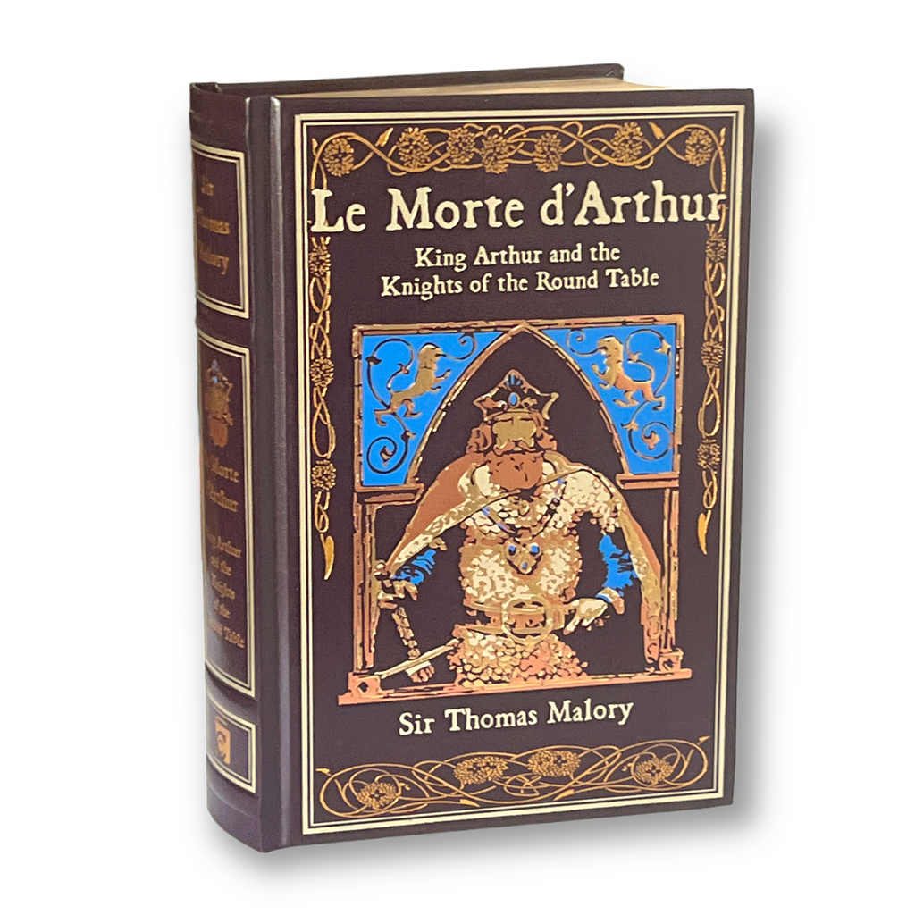 Le Morte d'Arthur King Arthur and the Knights of the Round TableBy Thomas Malory - Collectible Leather Bound Hardcover Classics