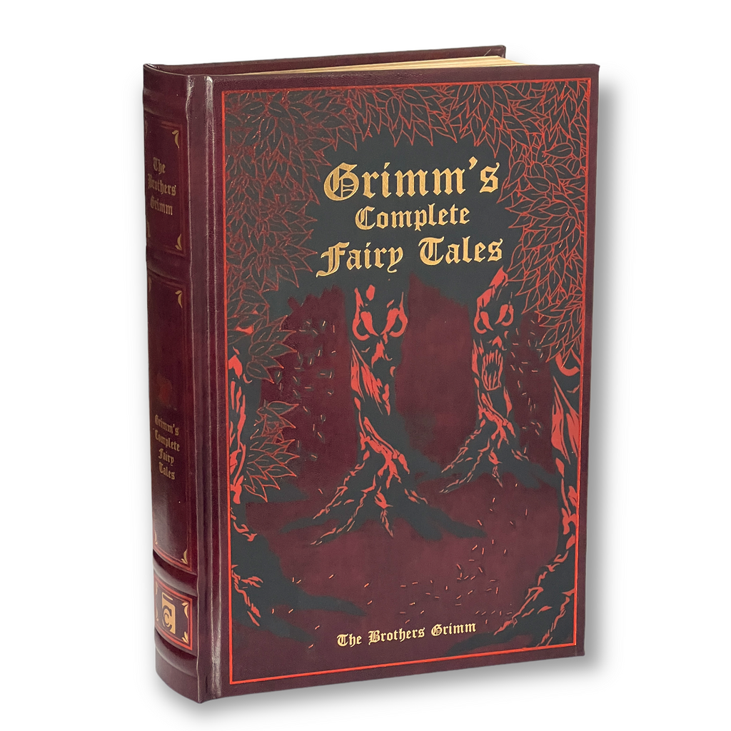 Grimm's Complete Fairy Tales - Collectible Gilded Leather Bound Hardcover
