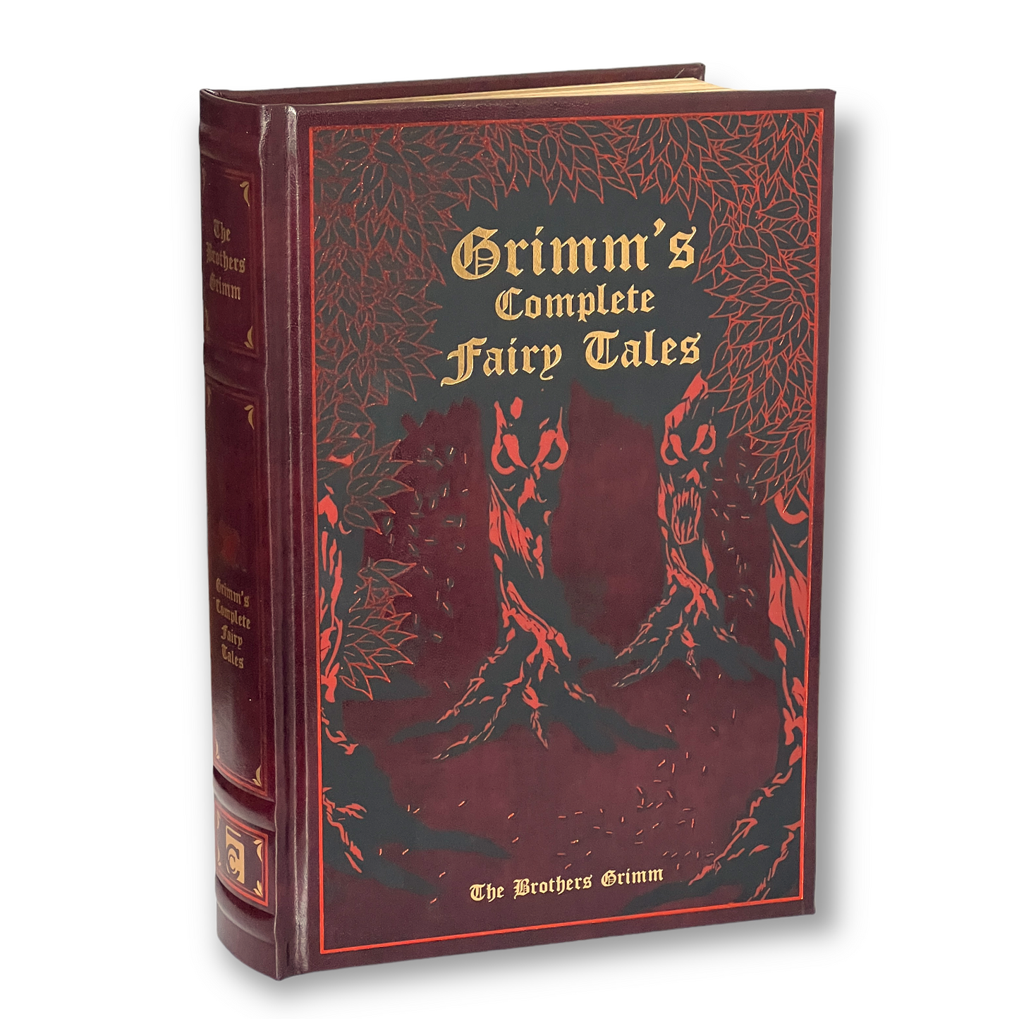 COMPLETE Fairy Tales by BROTHERS GRIMM - Collectible Deluxe Special Gift Edition - Leather Bound Hardcover - Best Seller - Classic Book