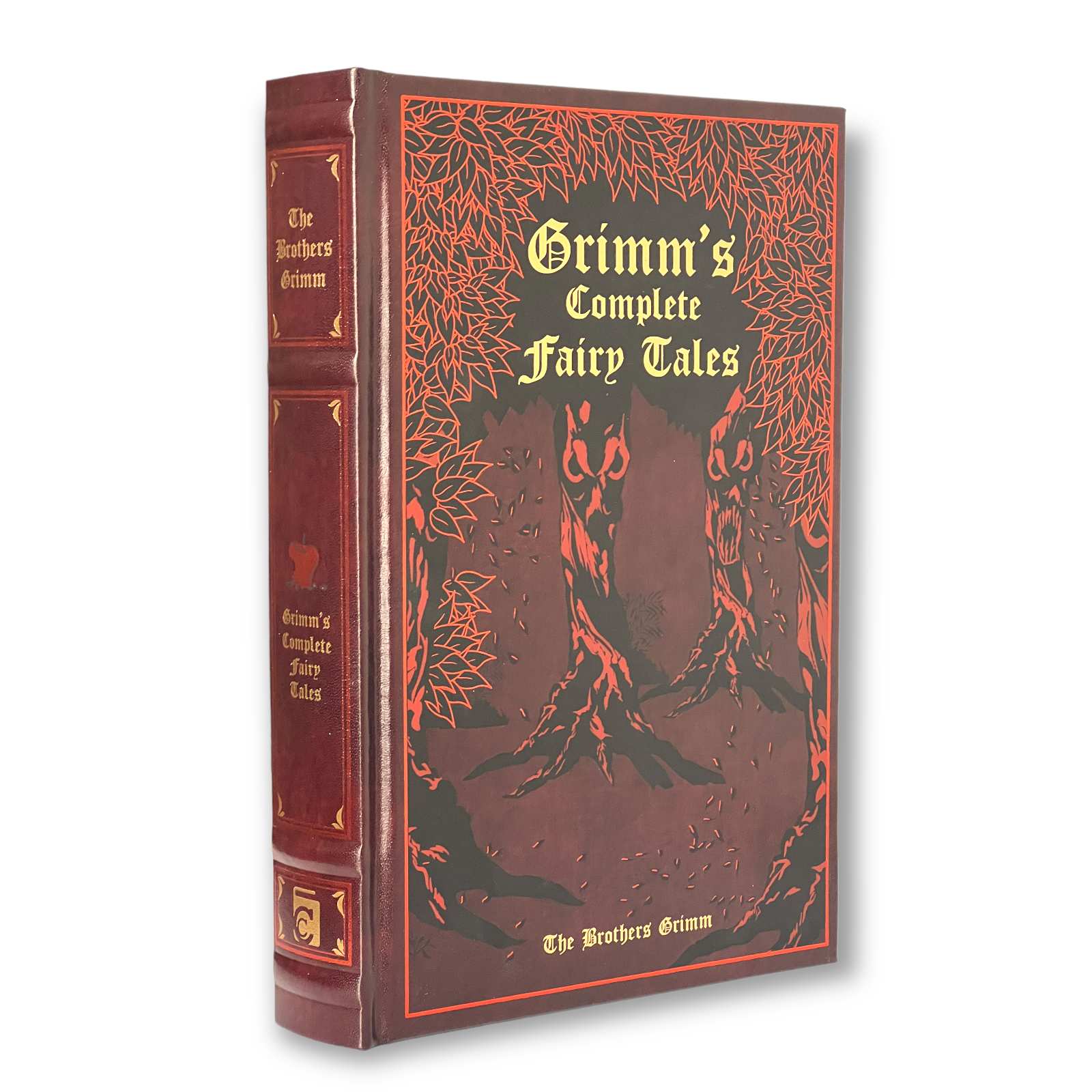 Grimm's Complete Fairy Tales - Collectible Gilded Leather Bound Hardcover