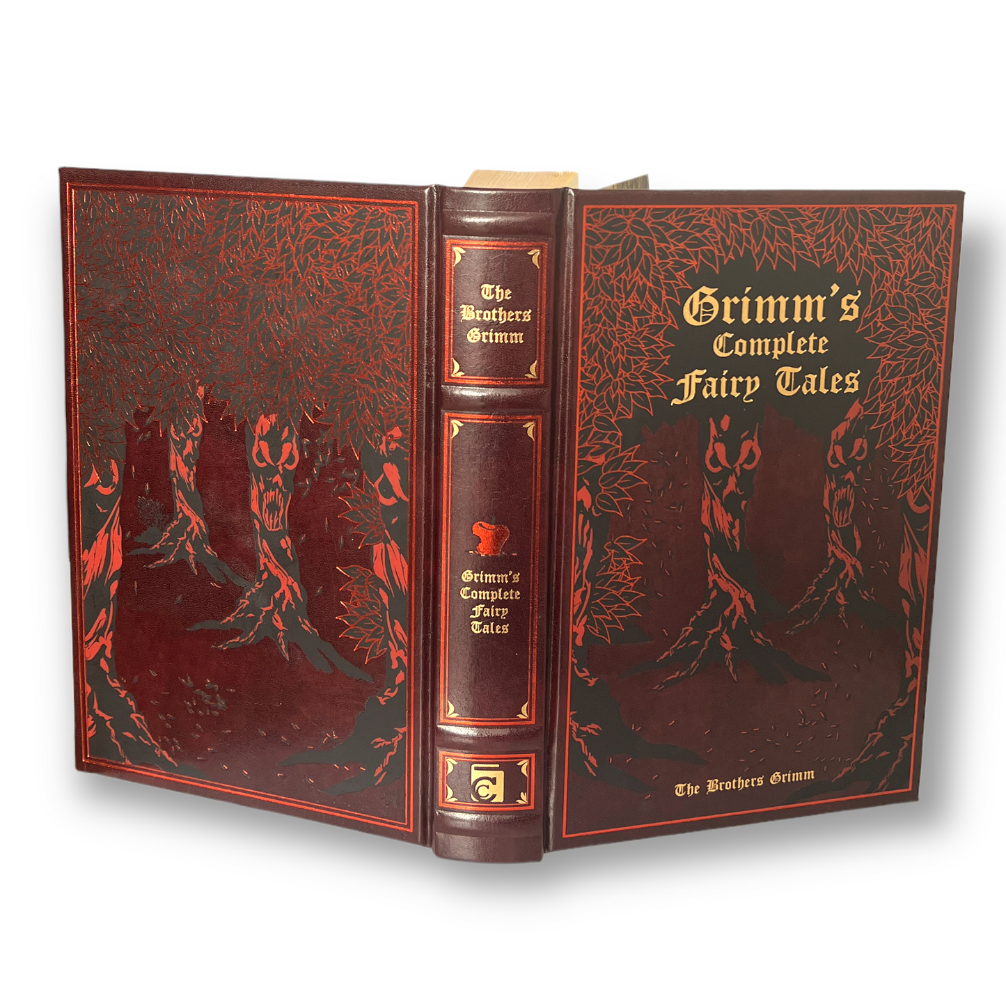 COMPLETE Fairy Tales by BROTHERS GRIMM - Collectible Deluxe Special Gift Edition - Leather Bound Hardcover - Best Seller - Classic Book