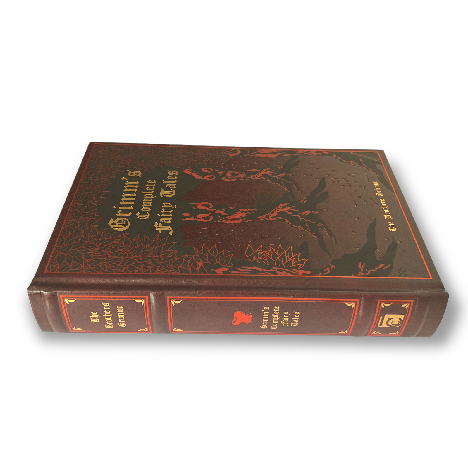 Grimm's Complete Fairy Tales - Collectible Gilded Leather Bound Hardcover