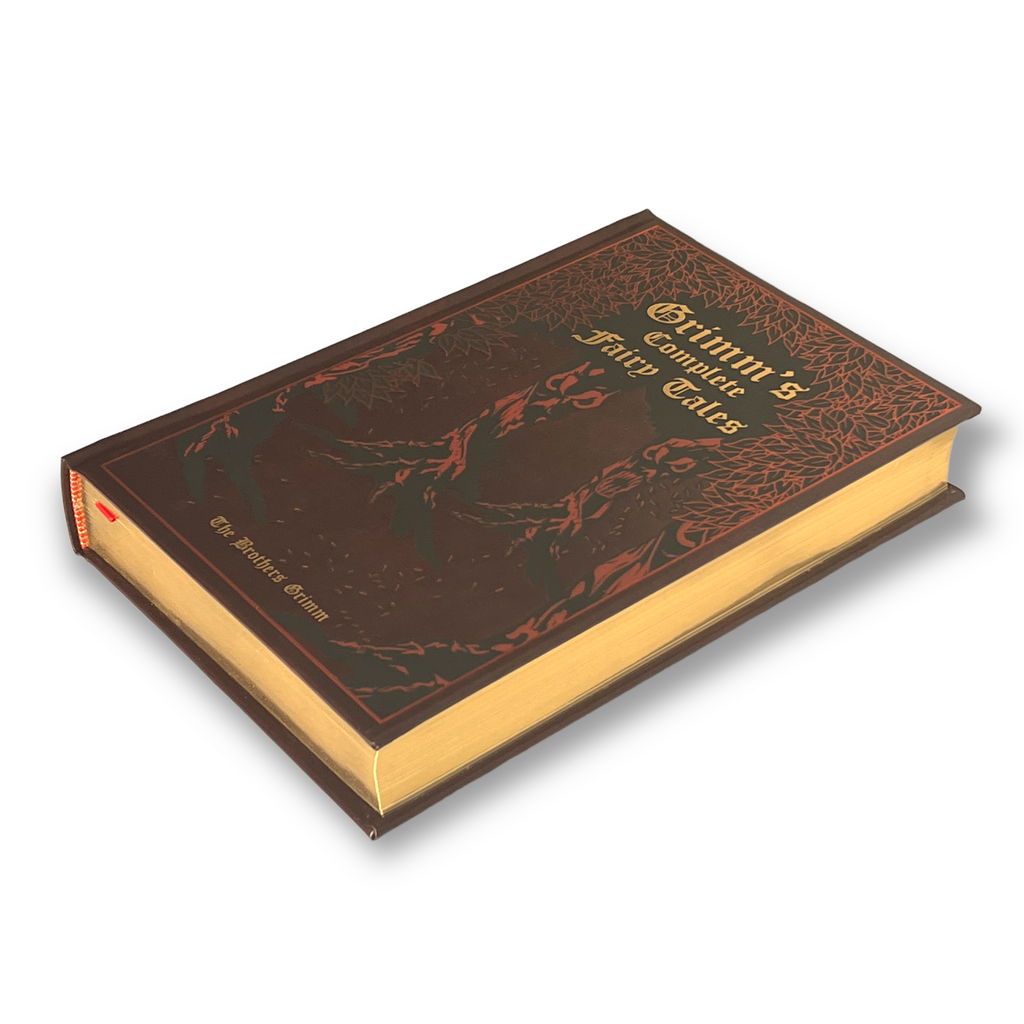 Grimm's Complete Fairy Tales - Collectible Gilded Leather Bound Hardcover