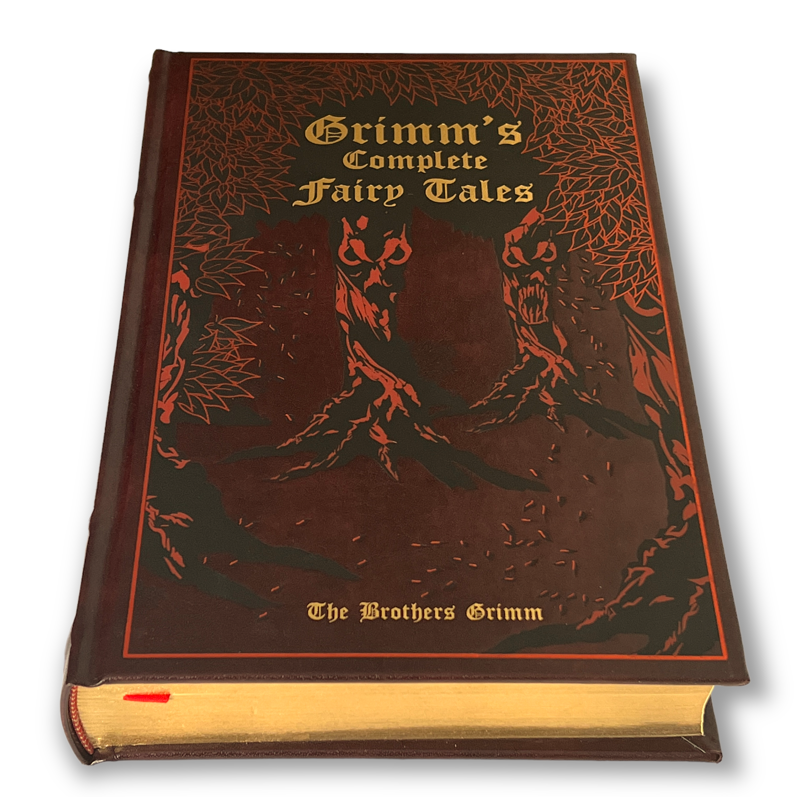 Grimm's Complete Fairy Tales - Collectible Gilded Leather Bound Hardcover