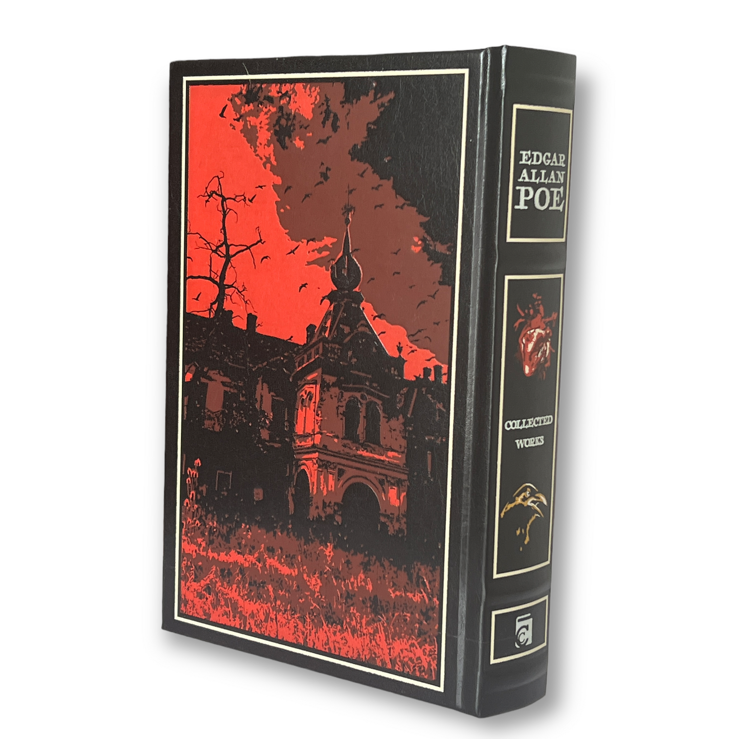 COLLECTED WORKS by Edgar Allan POE - Collectible Deluxe Special Gift Edition - Leather Bound Hardcover - Best Seller - Classic Book