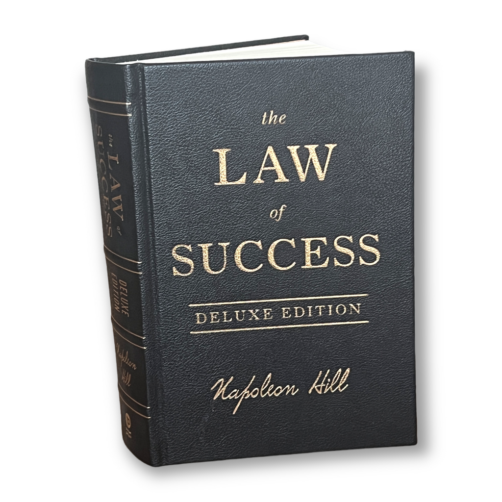 The Law of Success by Napoleon Hill - Collectible Leather Bound Hardcover