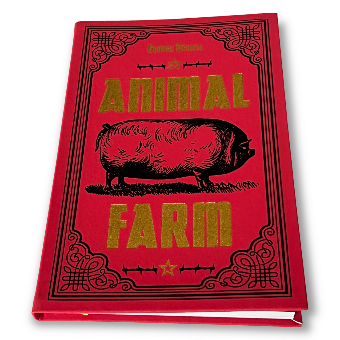 ANIMAL FARM by George Orwell - Collectible Special Gift Edition - Imitation Leather Cover - Best Seller - Classic Book