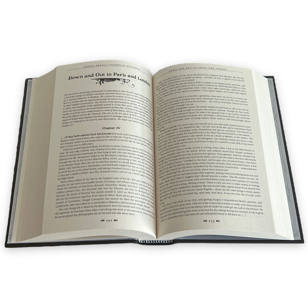 George Orwell Visions of Dystopia: Animal Farm, 1984 & more - Decorative Deluxe Hardcover