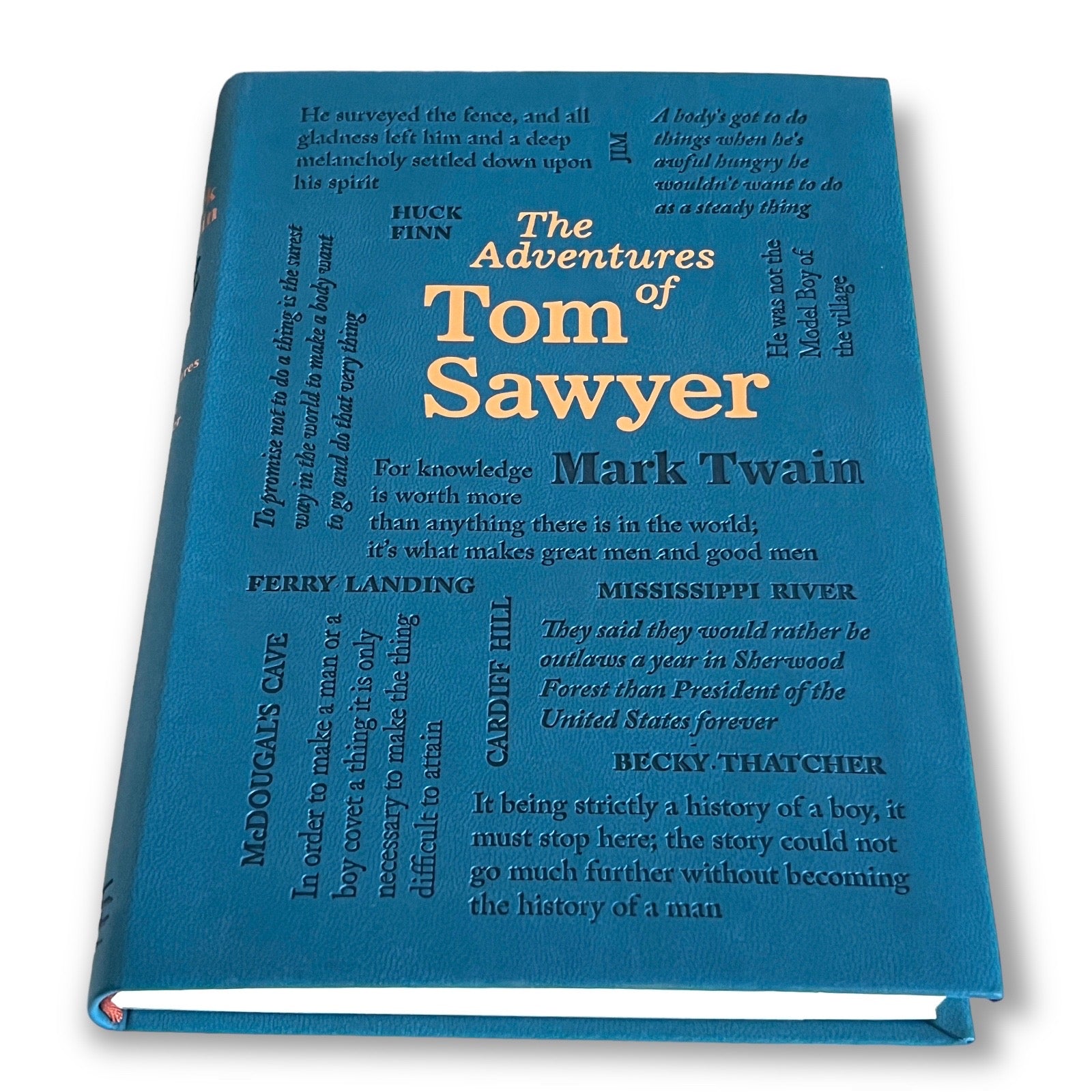 The Adventures of Tom Sawyer by Mark Twain - Collectible Deluxe Special Gift Edition - Soft Leather Feel Cover - Best Seller - Classic Book