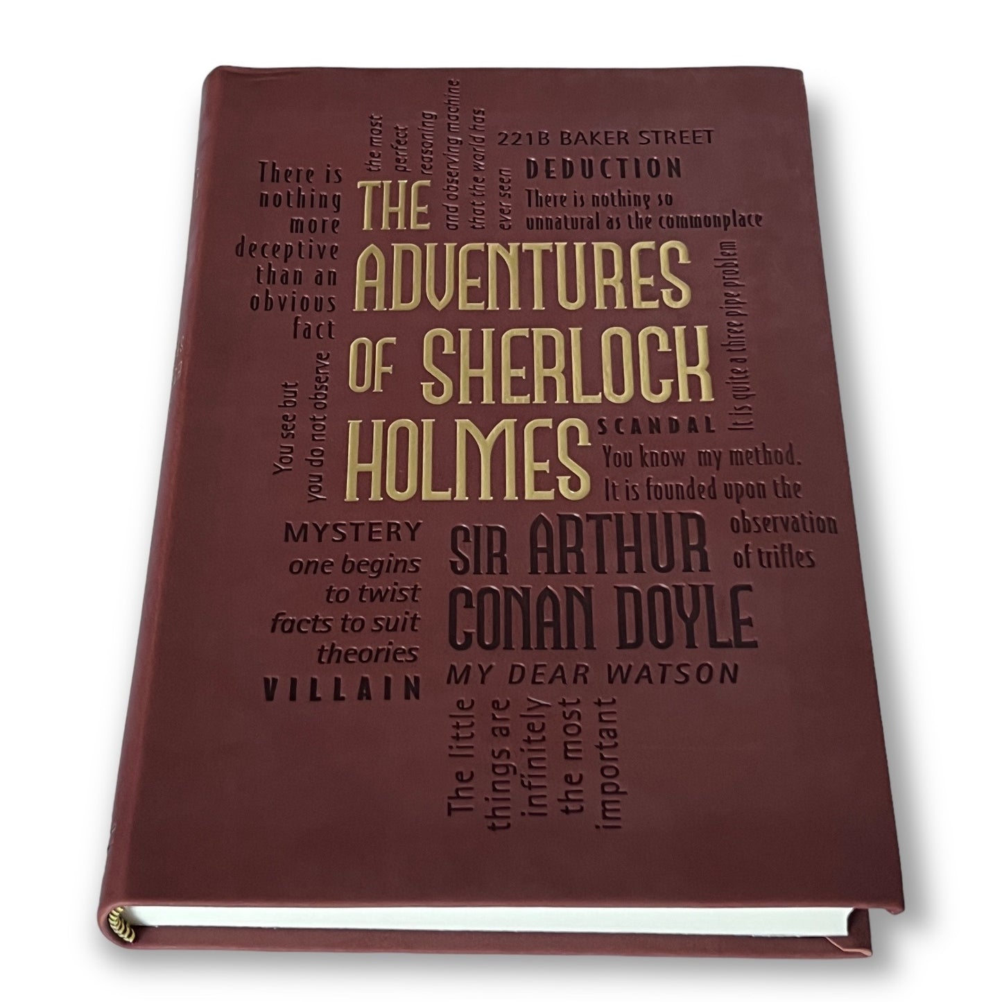 The Adventures Of SHERLOCK HOLMES by Conan Doyle - Collectible Deluxe Special Gift Edition - Soft Leather Feel Cover - Best Seller - Classic Book