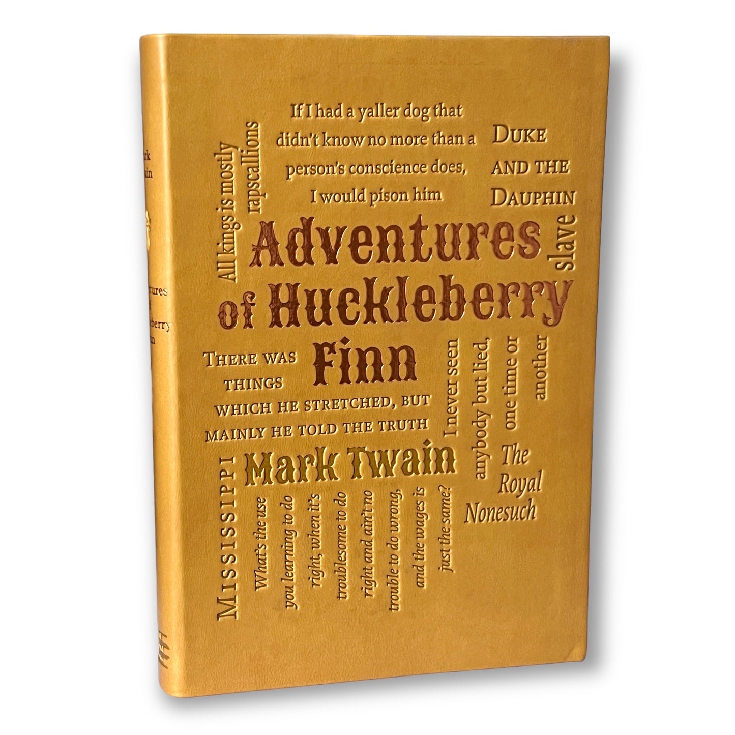 Adventures of Huckleberry Finn by Mark Twain - Collectible Deluxe Special Gift Edition - Soft Leather Feel Cover - Best Seller - Classic Book