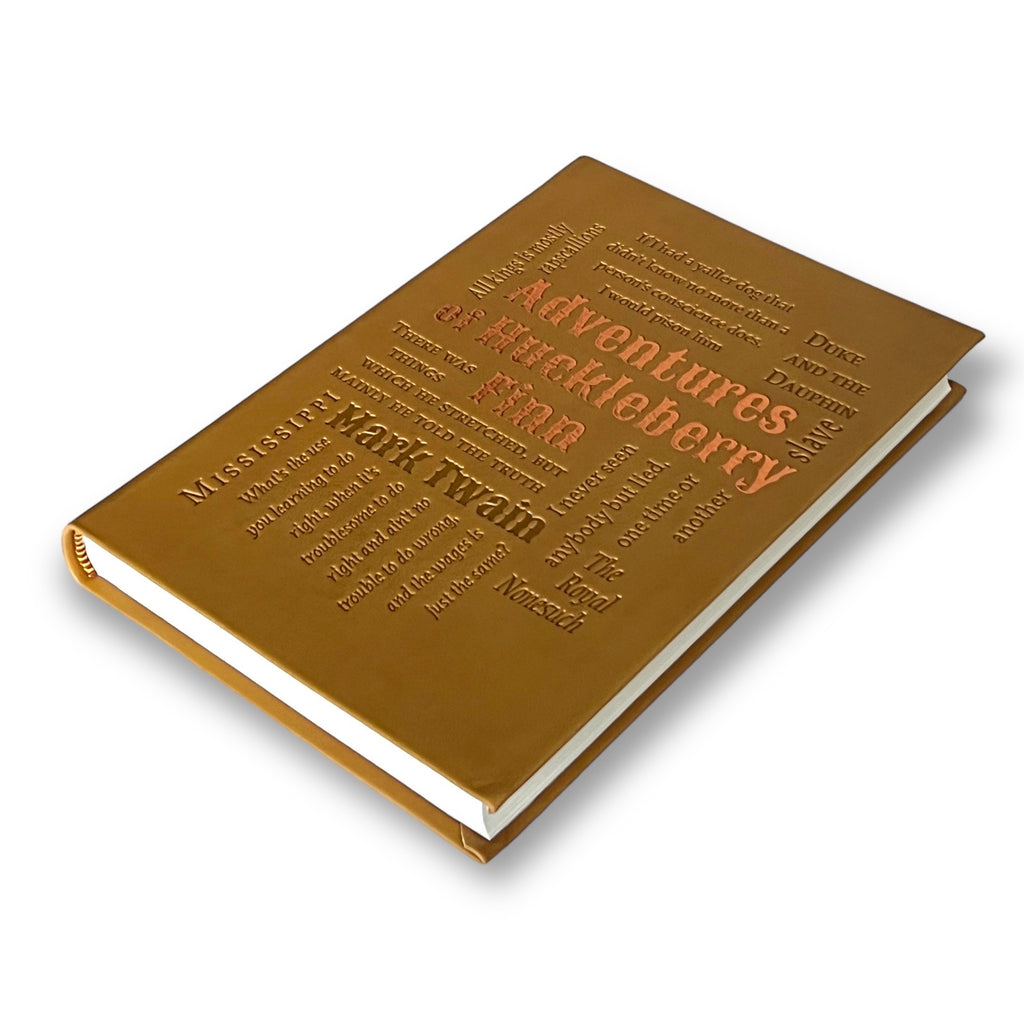 Adventures of Huckleberry Finn by Mark Twain - Collectible Deluxe Special Gift Edition - Soft Leather Feel Cover - Best Seller - Classic Book