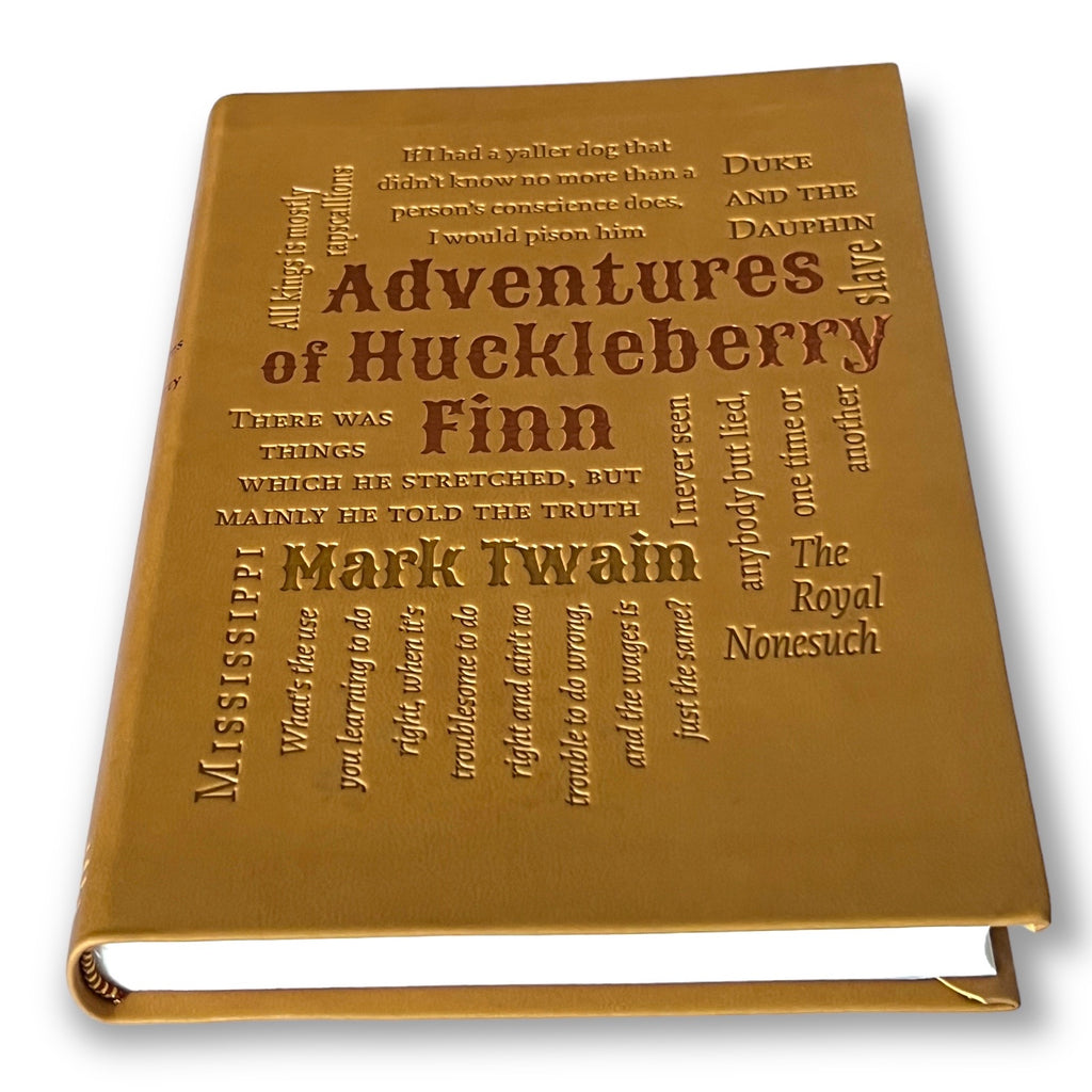 Adventures of Huckleberry Finn by Mark Twain - Collectible Deluxe Special Gift Edition - Soft Leather Feel Cover - Best Seller - Classic Book