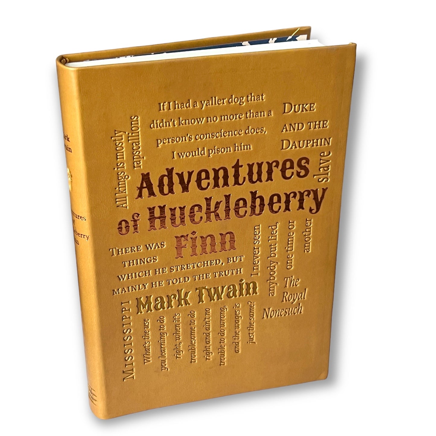 Adventures of Huckleberry Finn by Mark Twain - Collectible Deluxe Special Gift Edition - Soft Leather Feel Cover - Best Seller - Classic Book