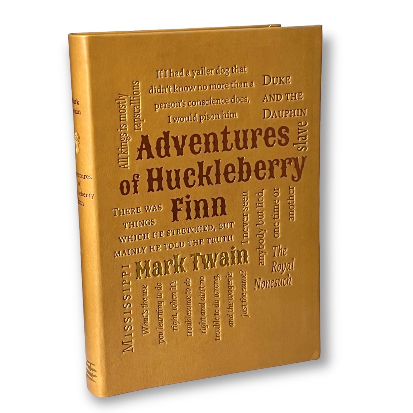 Adventures of Huckleberry Finn by Mark Twain - Collectible Deluxe Special Gift Edition - Soft Leather Feel Cover - Best Seller - Classic Book