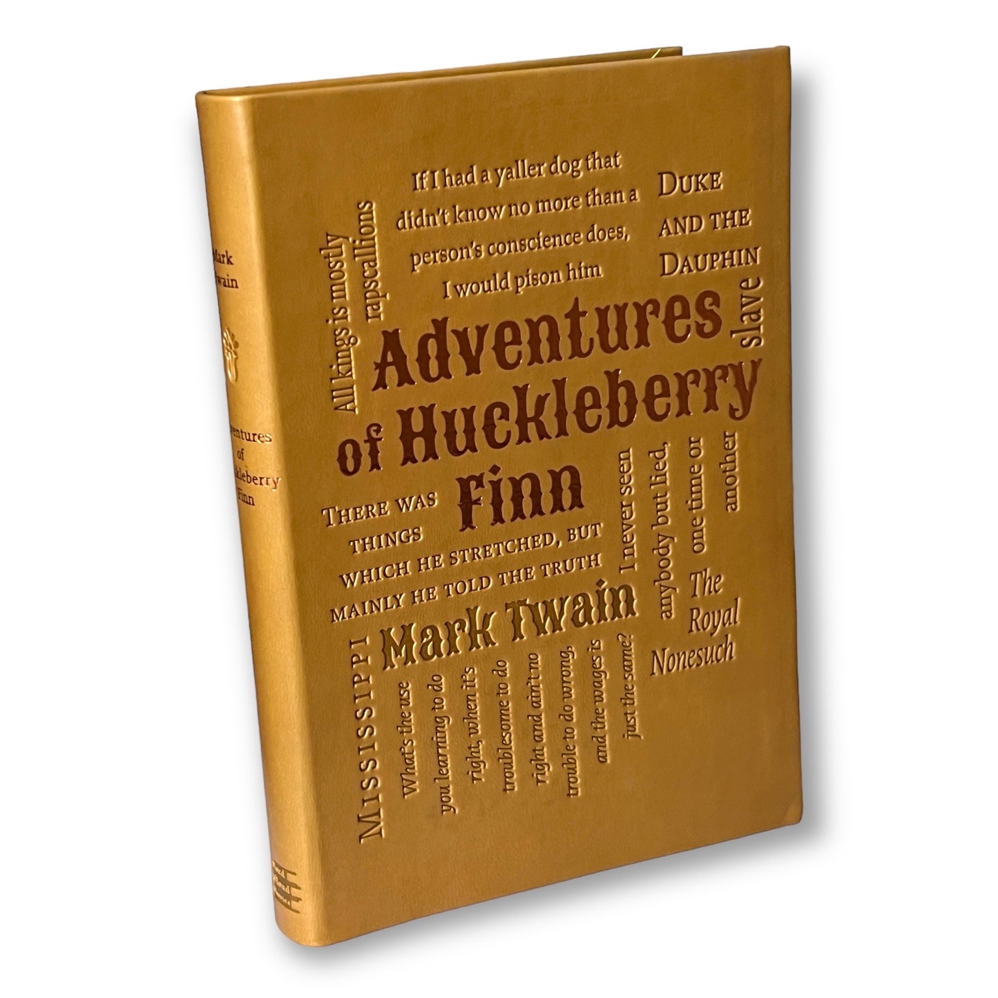 Adventures of Huckleberry Finn by Mark Twain - Collectible Deluxe Special Gift Edition - Soft Leather Feel Cover - Best Seller - Classic Book