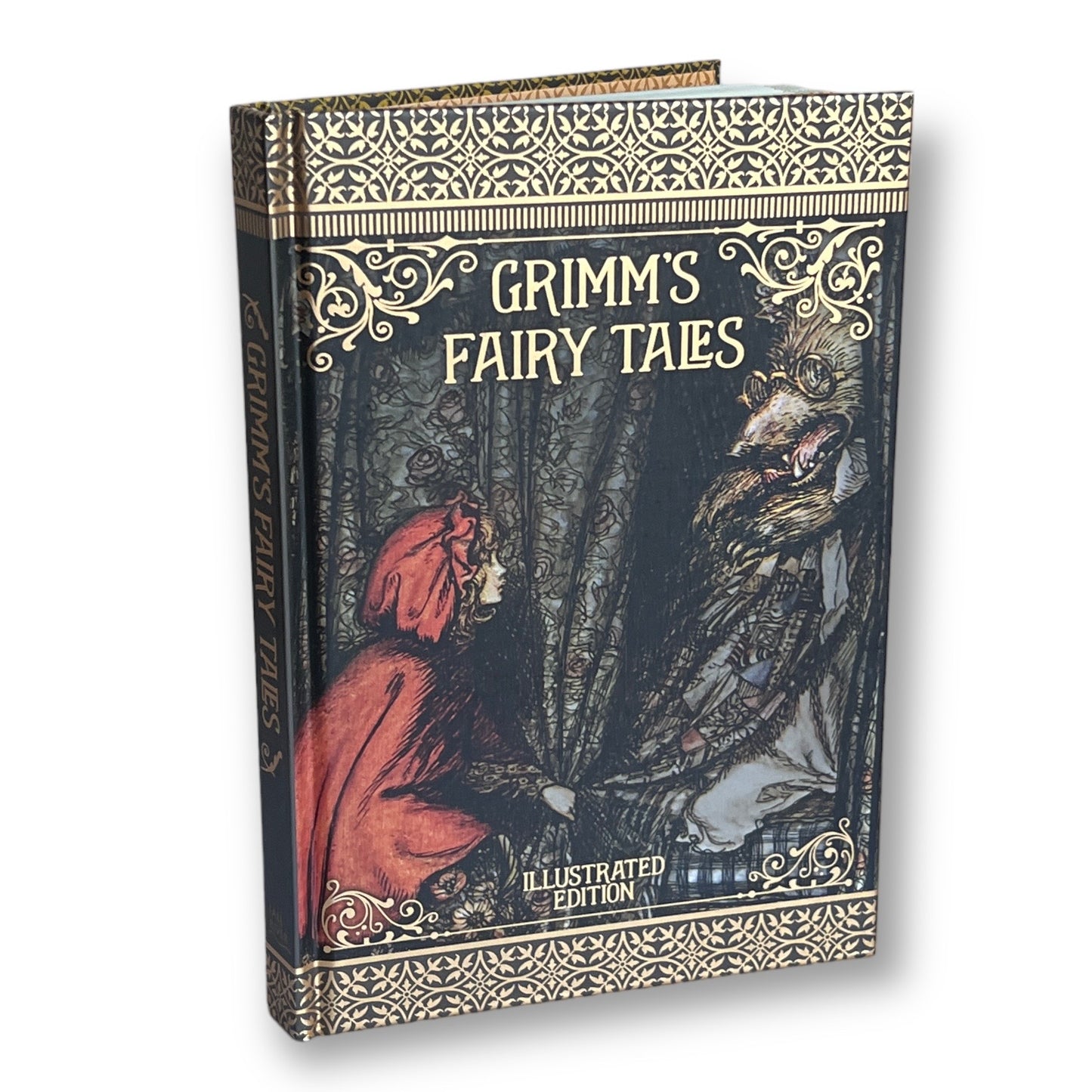 ILLUSTRATED GRIMM'S Fairy Tales - Collectible Deluxe Gift Edition - Hardcover - Best Seller - Classic Book