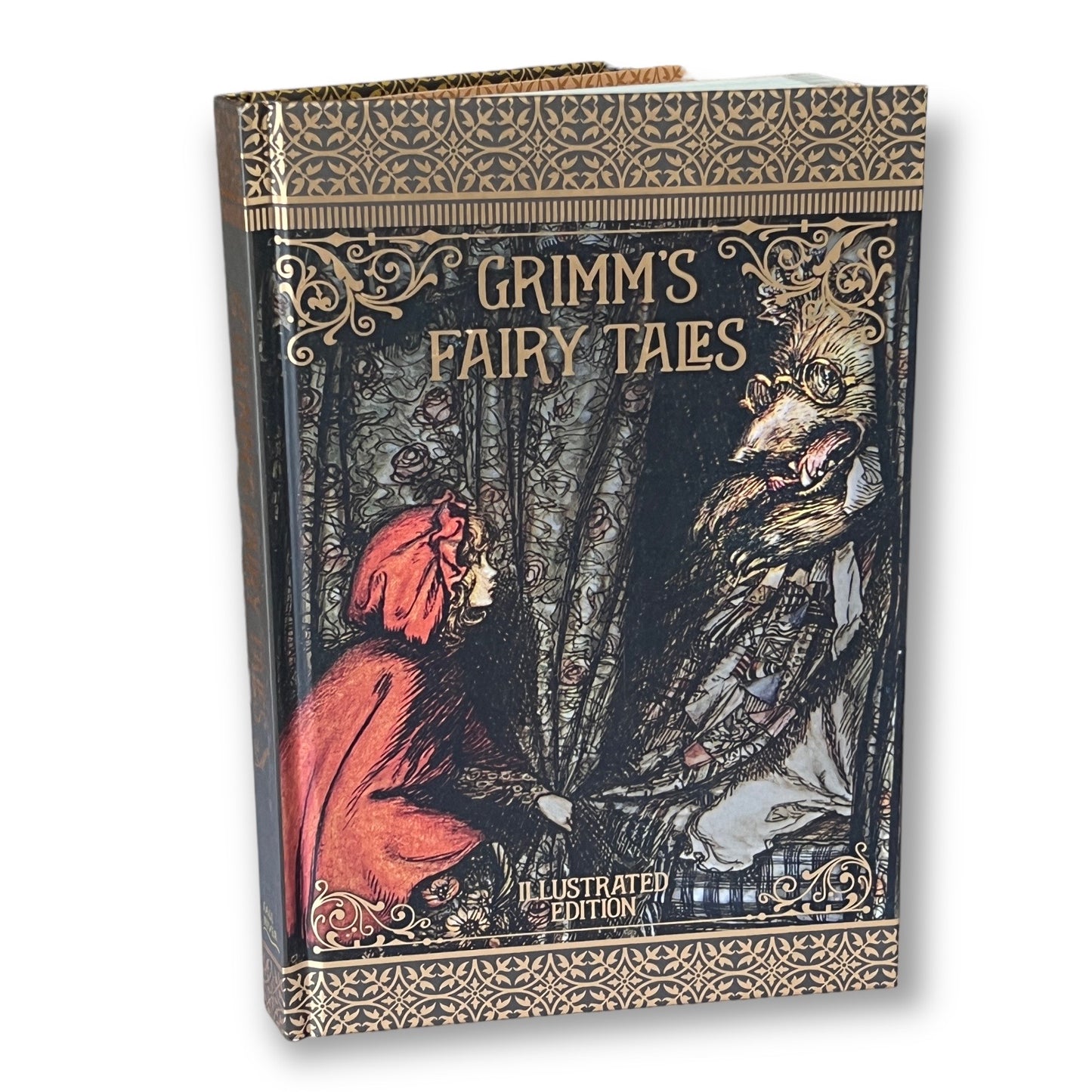 ILLUSTRATED GRIMM'S Fairy Tales - Collectible Deluxe Gift Edition - Hardcover - Best Seller - Classic Book