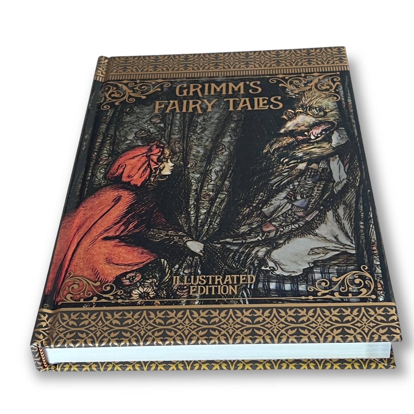 ILLUSTRATED GRIMM'S Fairy Tales - Collectible Deluxe Gift Edition - Hardcover - Best Seller - Classic Book