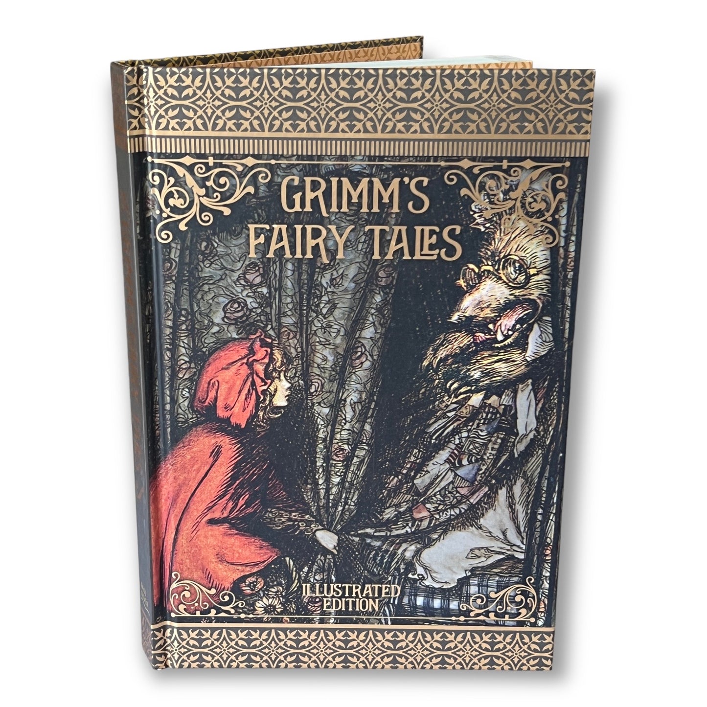 ILLUSTRATED GRIMM'S Fairy Tales - Collectible Deluxe Gift Edition - Hardcover - Best Seller - Classic Book