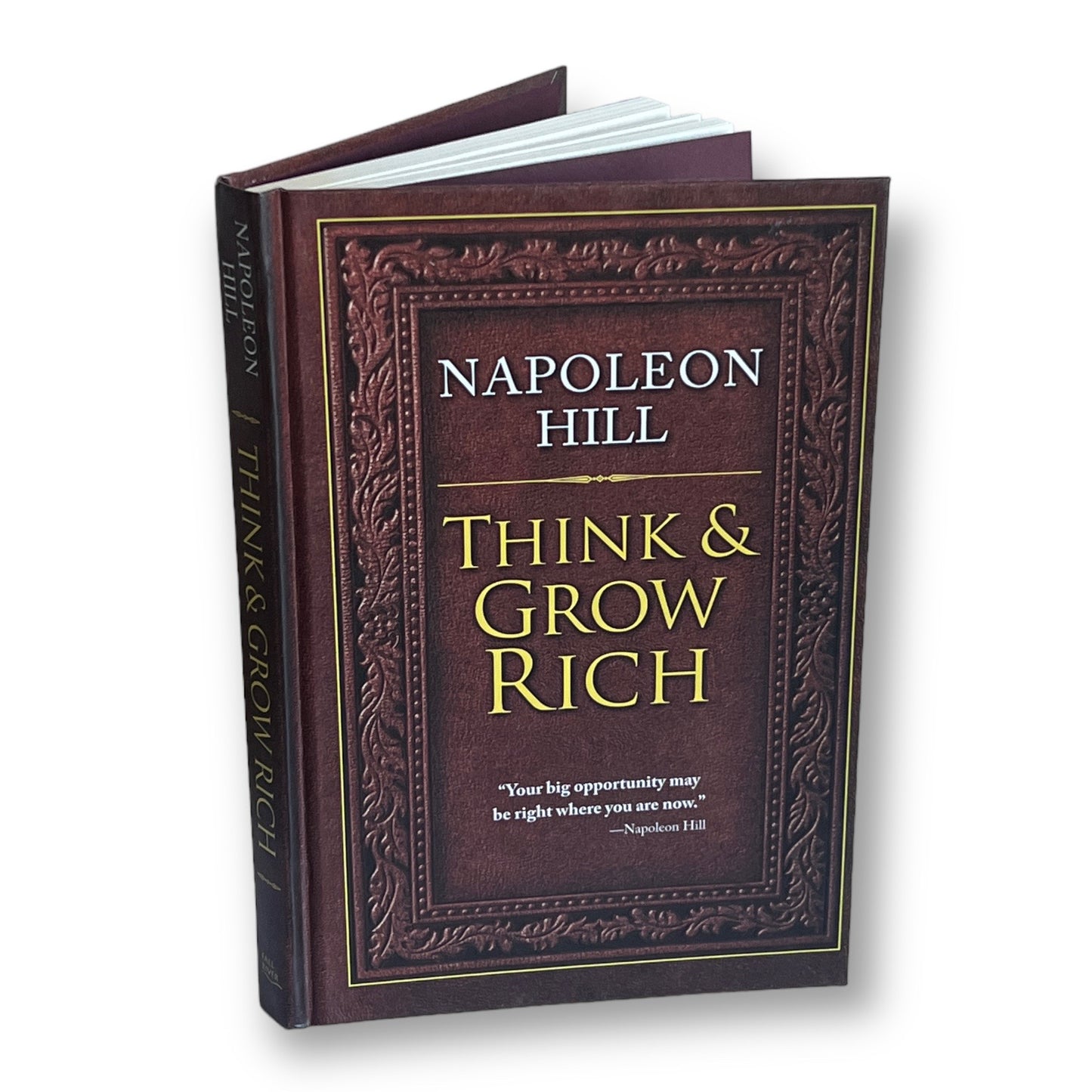 THINK And GROW RICH by Napoleon Hill - Collectible Deluxe Special Edition - Hardcover - Best Seller - Classic Book