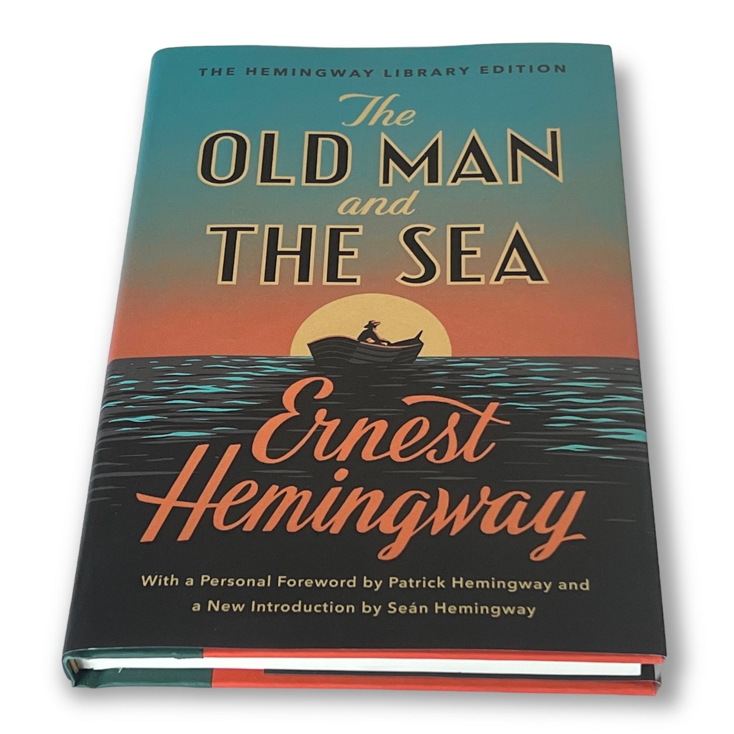 The Old Man And The Sea by Ernest Hemingway - Collectible Deluxe Gift Special Library Edition - Hardcover - Best Seller - Classic Book