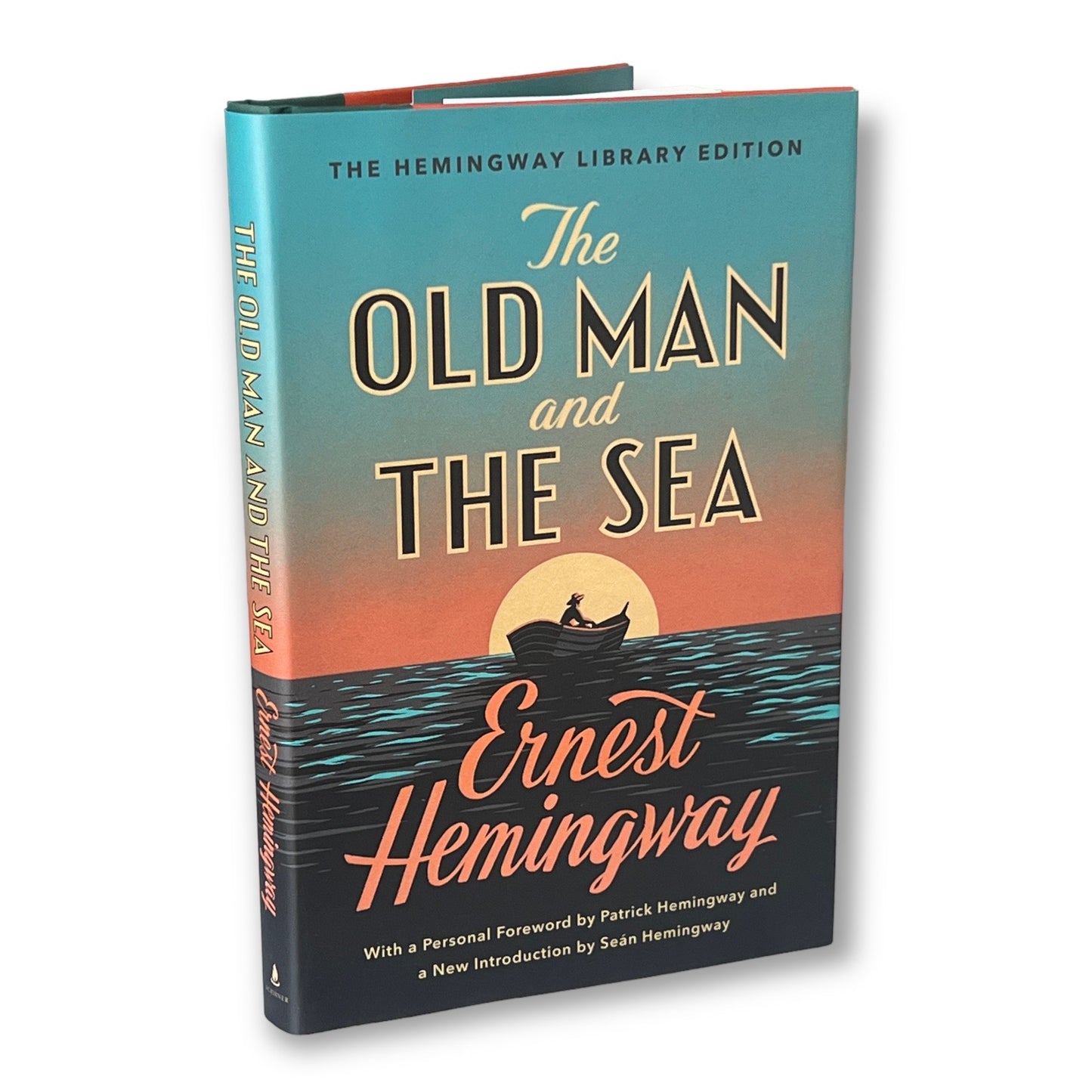 The Old Man And The Sea by Ernest Hemingway - Collectible Deluxe Gift Special Library Edition - Hardcover - Best Seller - Classic Book