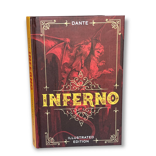 ILLUSTRATED Dante Alighieri INFERNO of the Divine Comedy - Collectible Deluxe Gift Edition - Hardcover - Best Seller - Classic Book