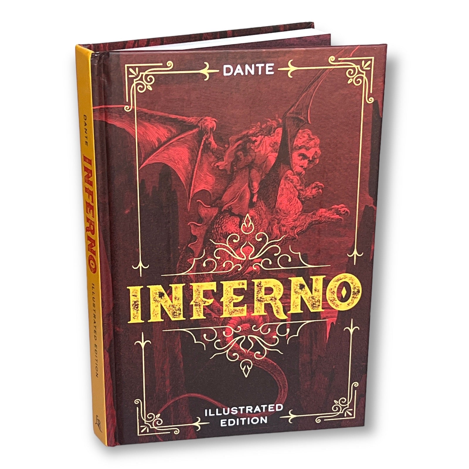 ILLUSTRATED Dante Alighieri INFERNO of the Divine Comedy Collectible Deluxe Gift Edition Hardcover Best Seller Classic Book