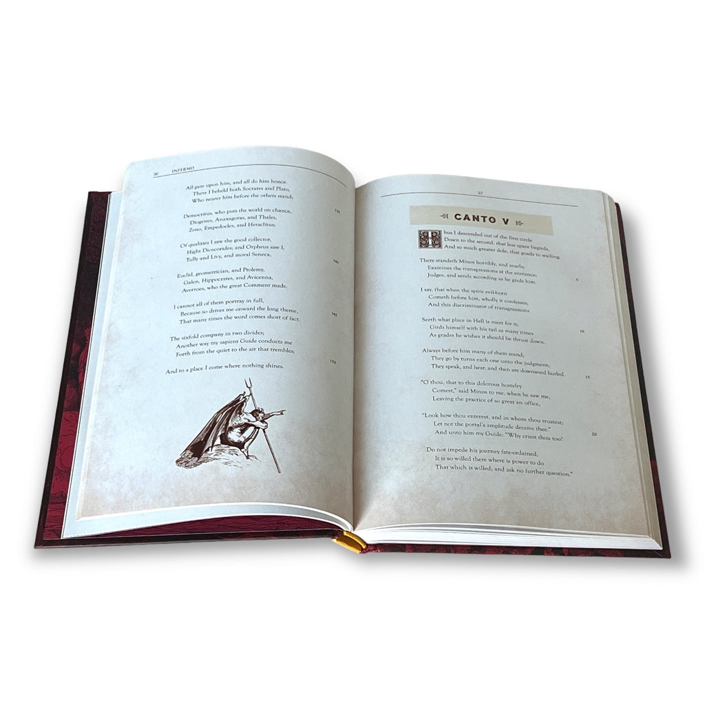 Inferno of the Divine Comedy by Dante Alighieri - Illustrated Full-Color Hardcover
