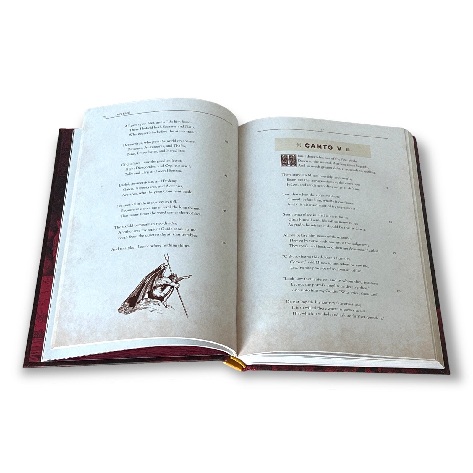Inferno of the Divine Comedy by Dante Alighieri - Illustrated Full-Color Hardcover