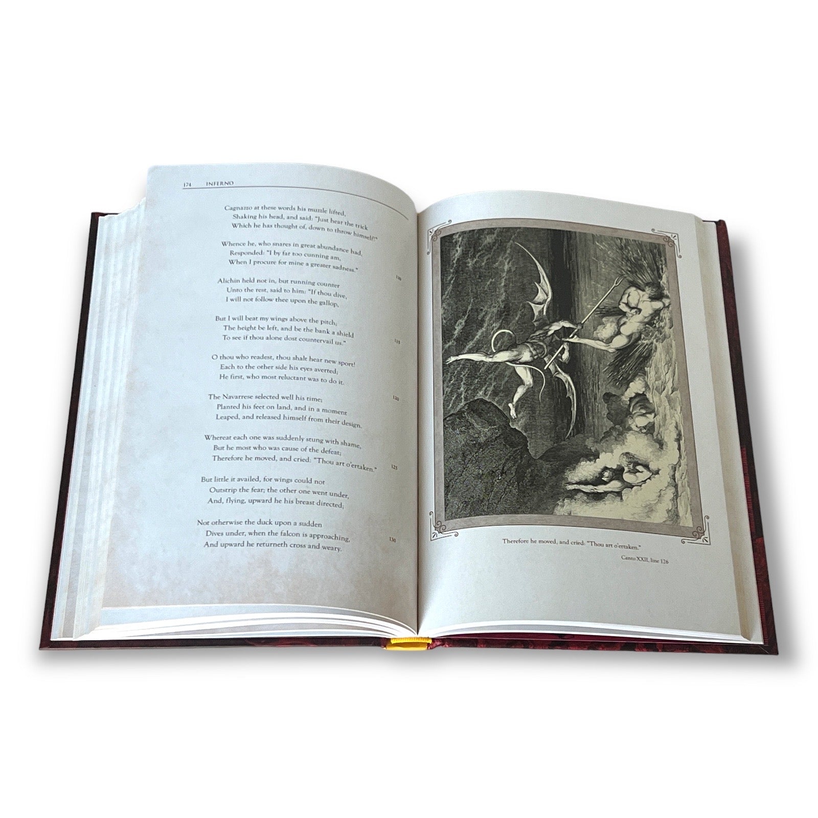 ILLUSTRATED Dante Alighieri INFERNO of the Divine Comedy Collectible Deluxe Gift Edition Hardcover Best Seller Classic Book