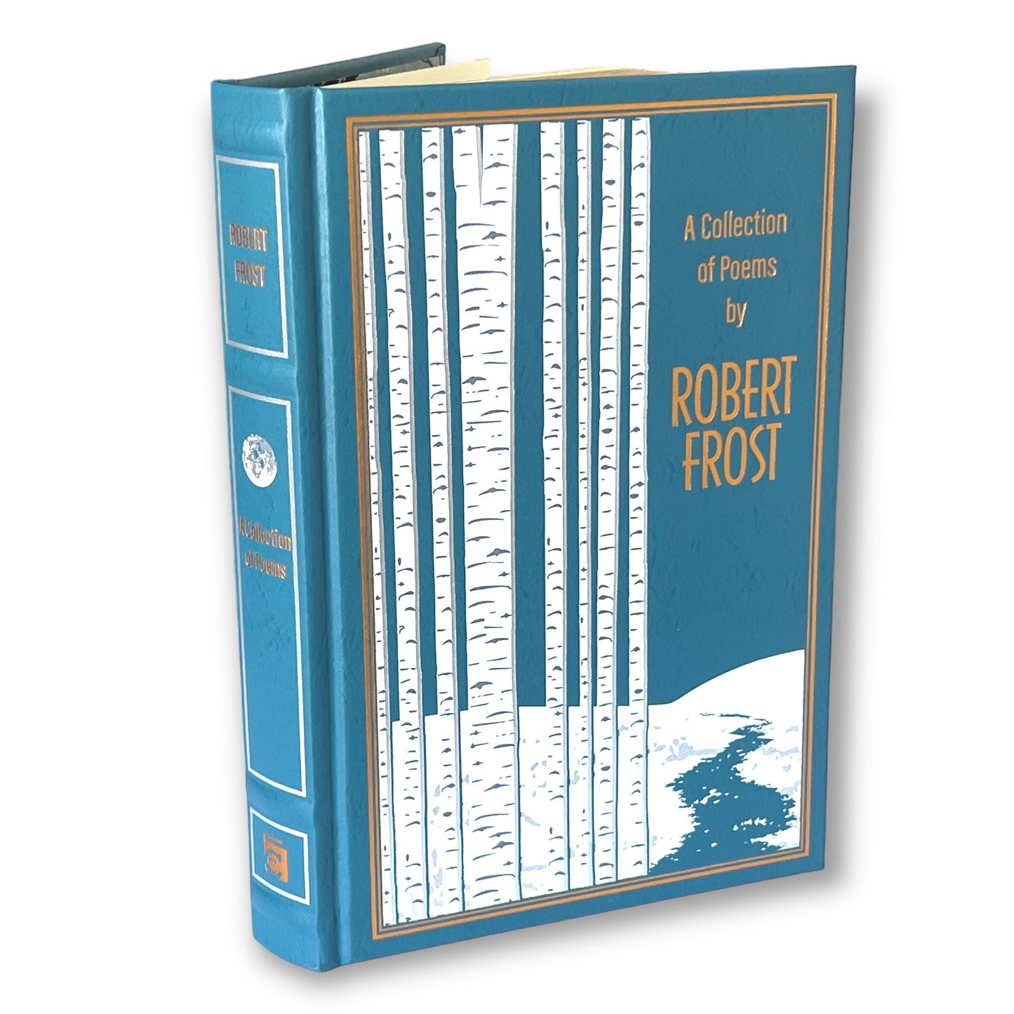 A COLLECTION Of Poems By ROBERT FROST - Collectible Deluxe Special Gift Edition - Leather Bound Hardcover - Best Selling - Classic Book