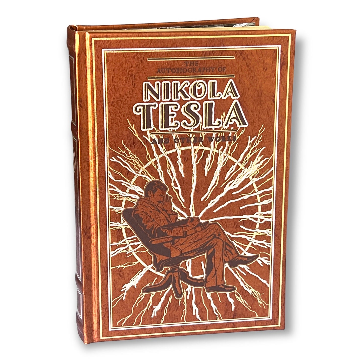 The Autobiography of Nikola Tesla and Other Works by Thomas Martin - Collectible Illustrated Deluxe Edition - Clothbound - Best Seller - Classic Book