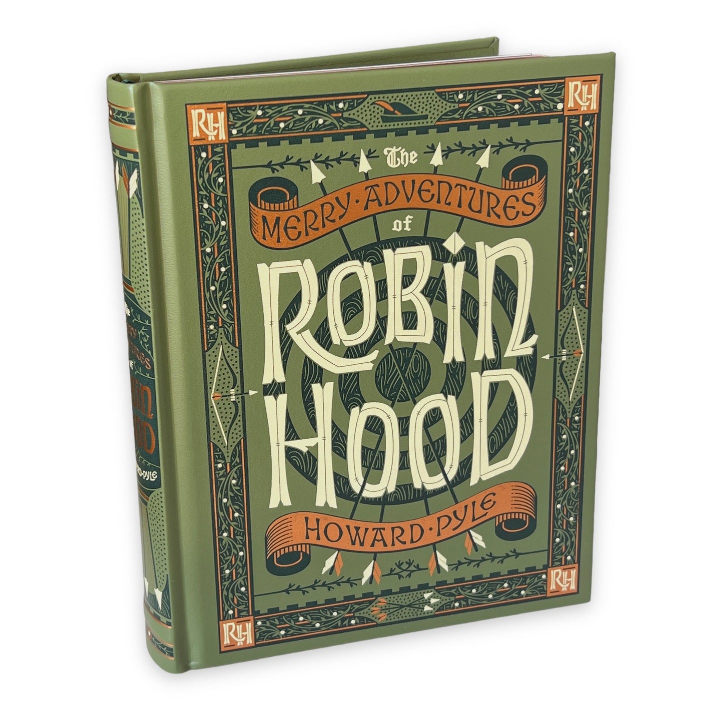 ROBIN HOOD by Howard Pyle The Merry ADVENTURES - Collectible Deluxe Special Illustrated Gift Edition - Leather Bound Hardcover Classic Book