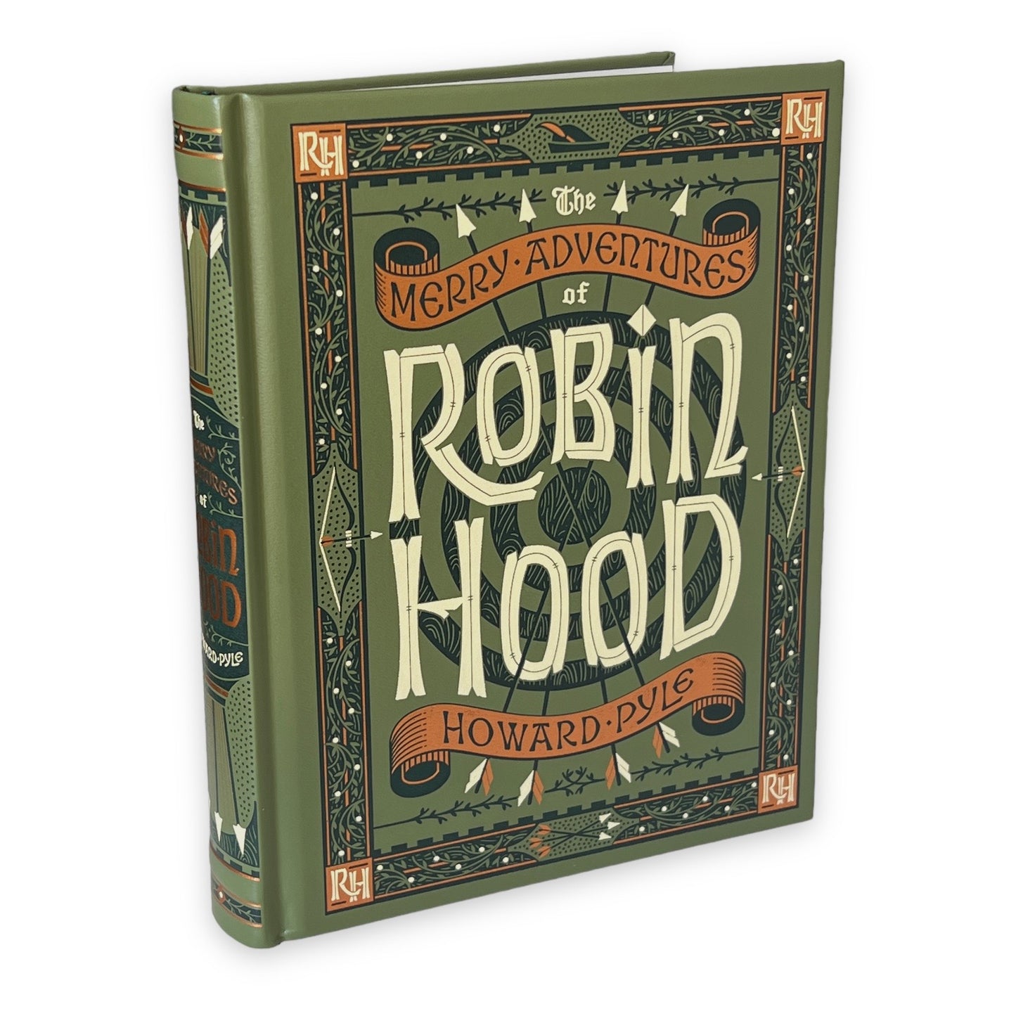 ROBIN HOOD by Howard Pyle The Merry ADVENTURES - Collectible Deluxe Special Illustrated Gift Edition - Leather Bound Hardcover Classic Book