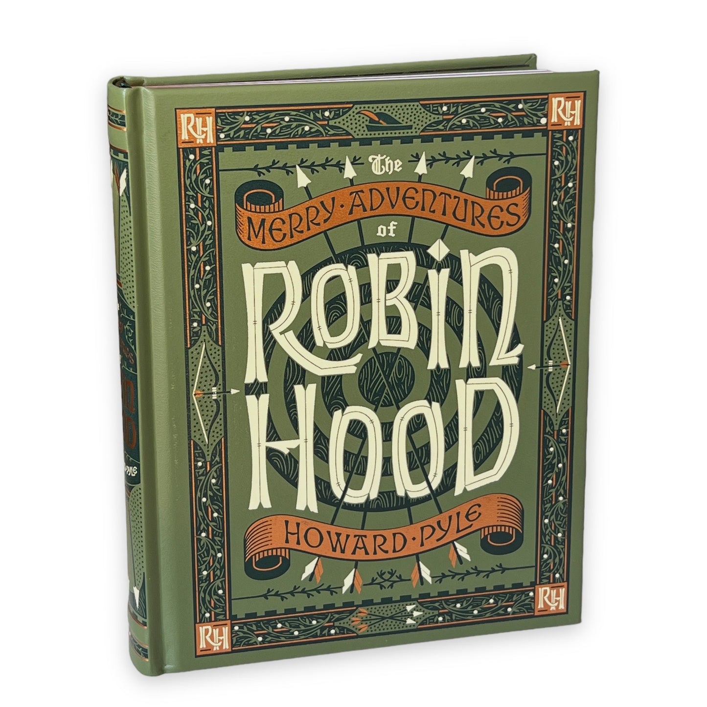 ROBIN HOOD by Howard Pyle The Merry ADVENTURES - Collectible Deluxe Special Illustrated Gift Edition - Leather Bound Hardcover Classic Book