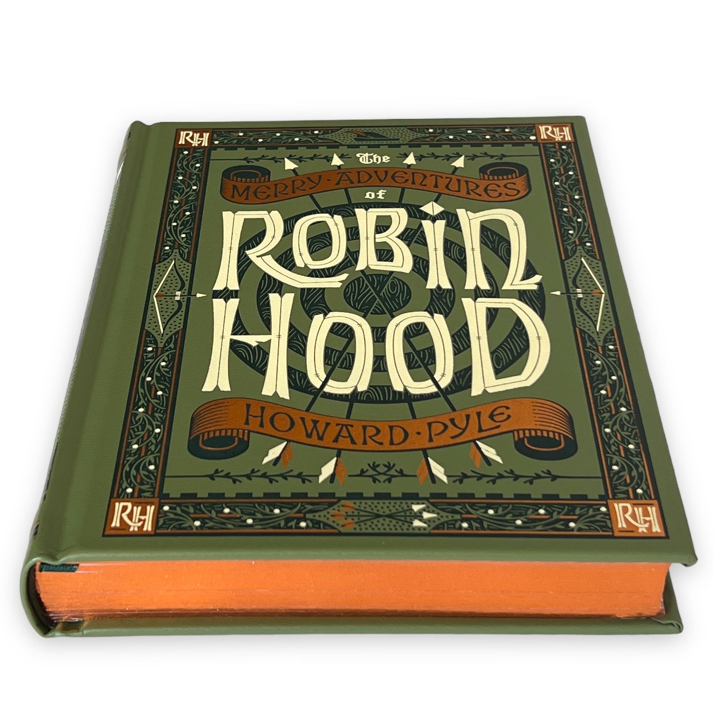 ROBIN HOOD by Howard Pyle The Merry ADVENTURES - Collectible Deluxe Special Illustrated Gift Edition - Leather Bound Hardcover Classic Book